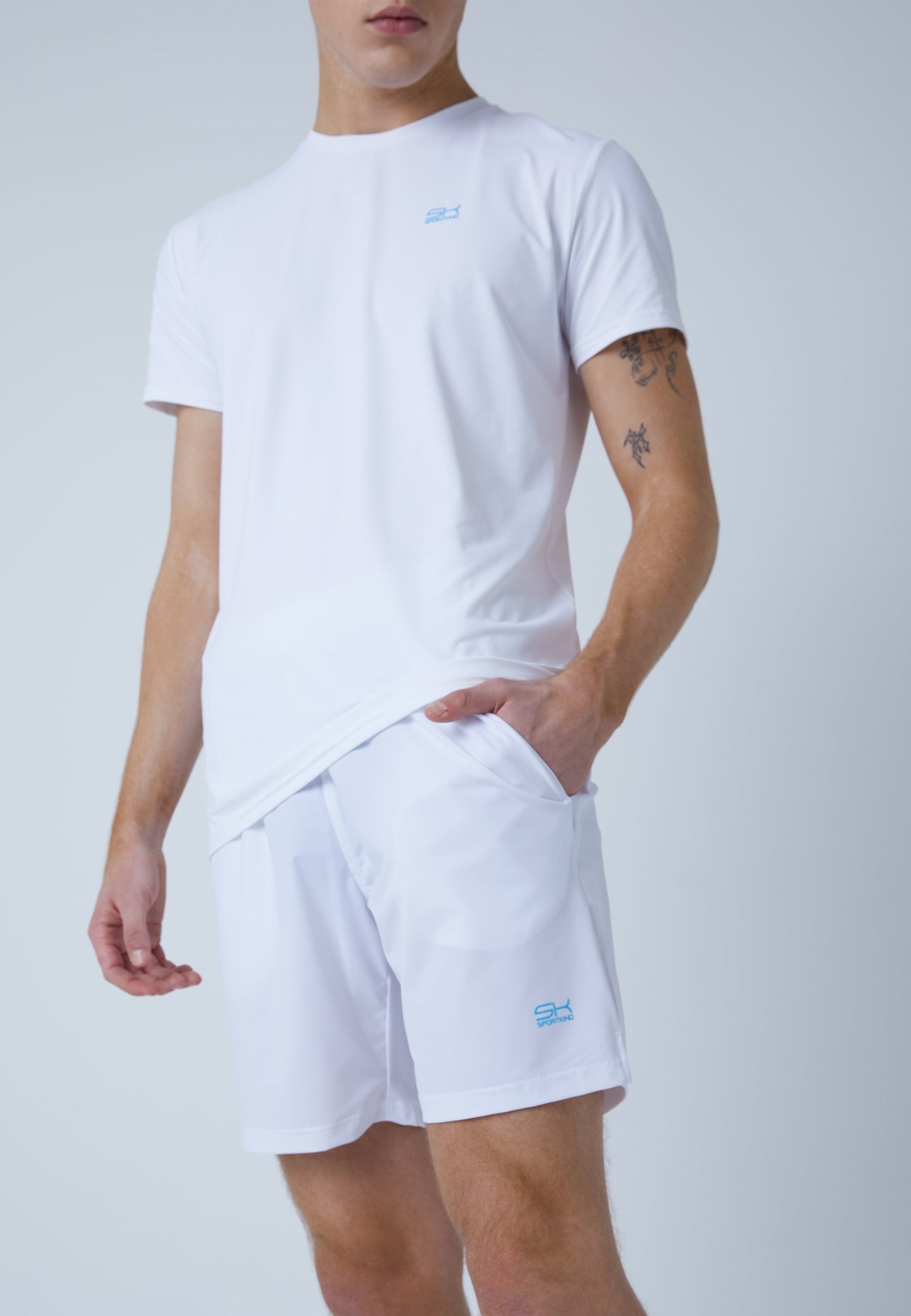 Tennis Shorts regular, weiß