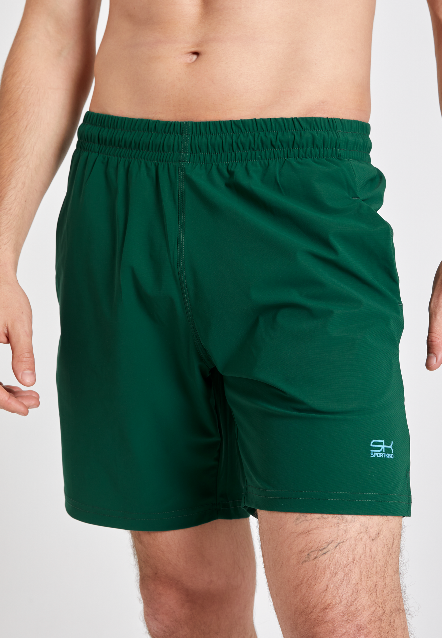 Tennis Shorts regular, tannengrün