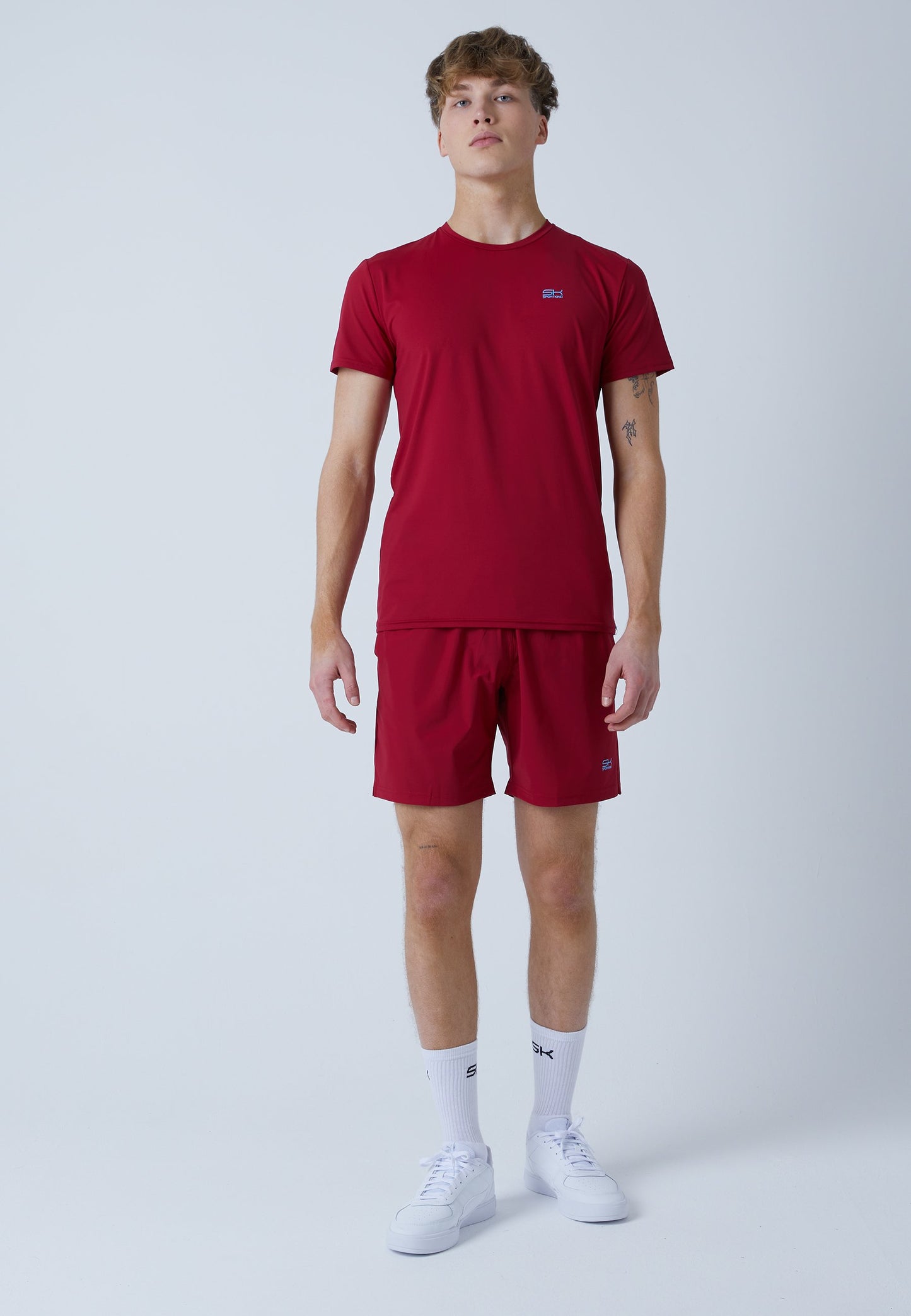 Tennis Shorts regular, bordeaux rot