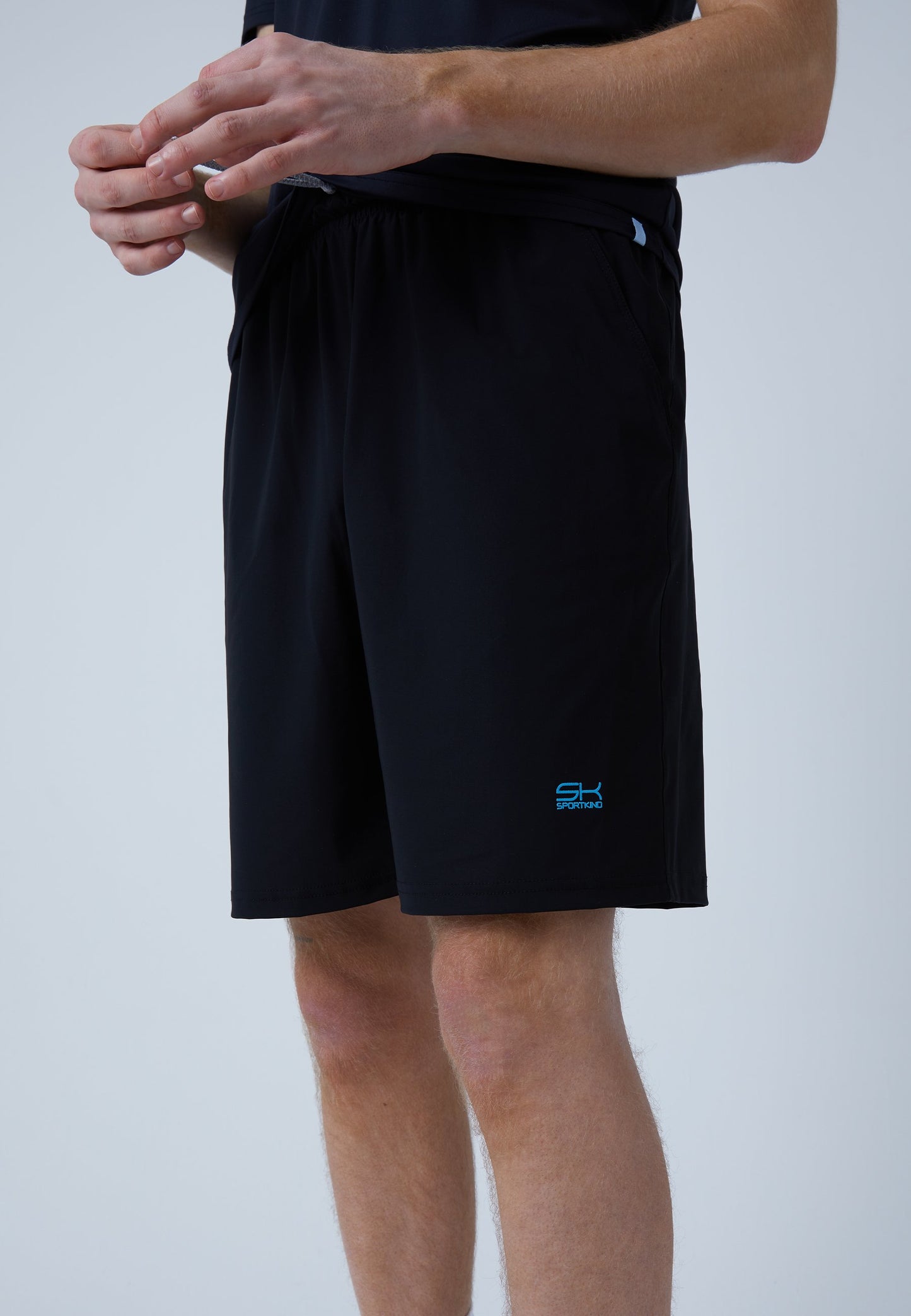 Tennis Shorts lang, schwarz