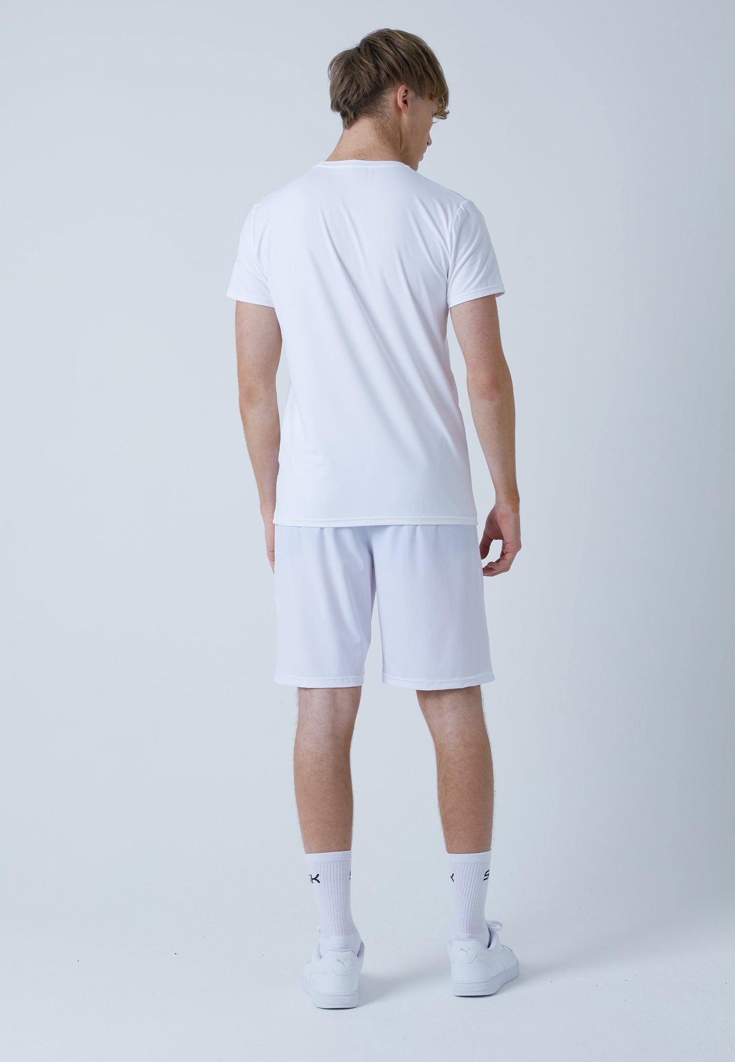 Tennis Shorts lang, weiß