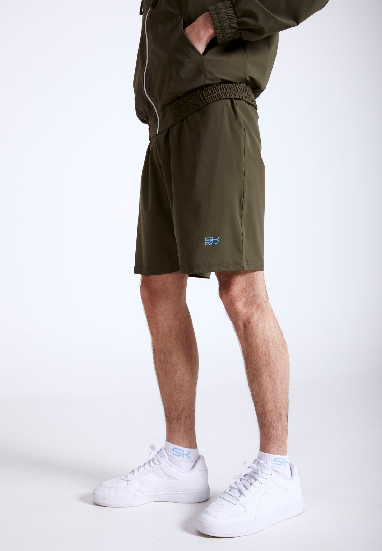 Tennis Shorts lang, khaki