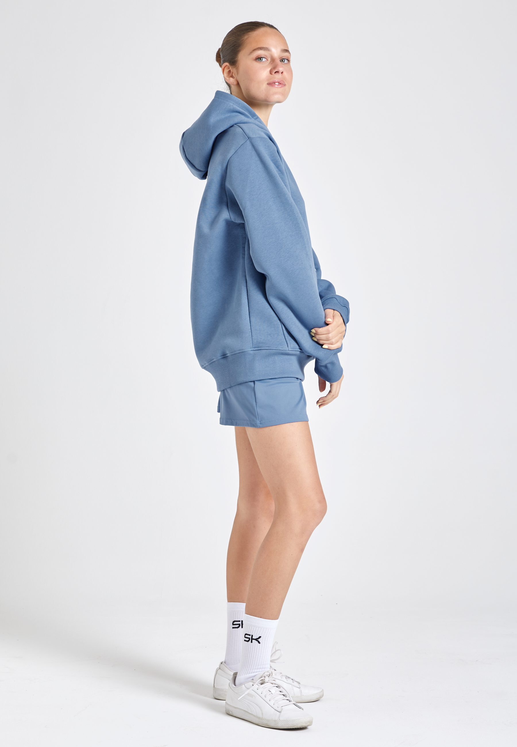 Unisex Hoodie unisex, grau blau von SPORTKIND