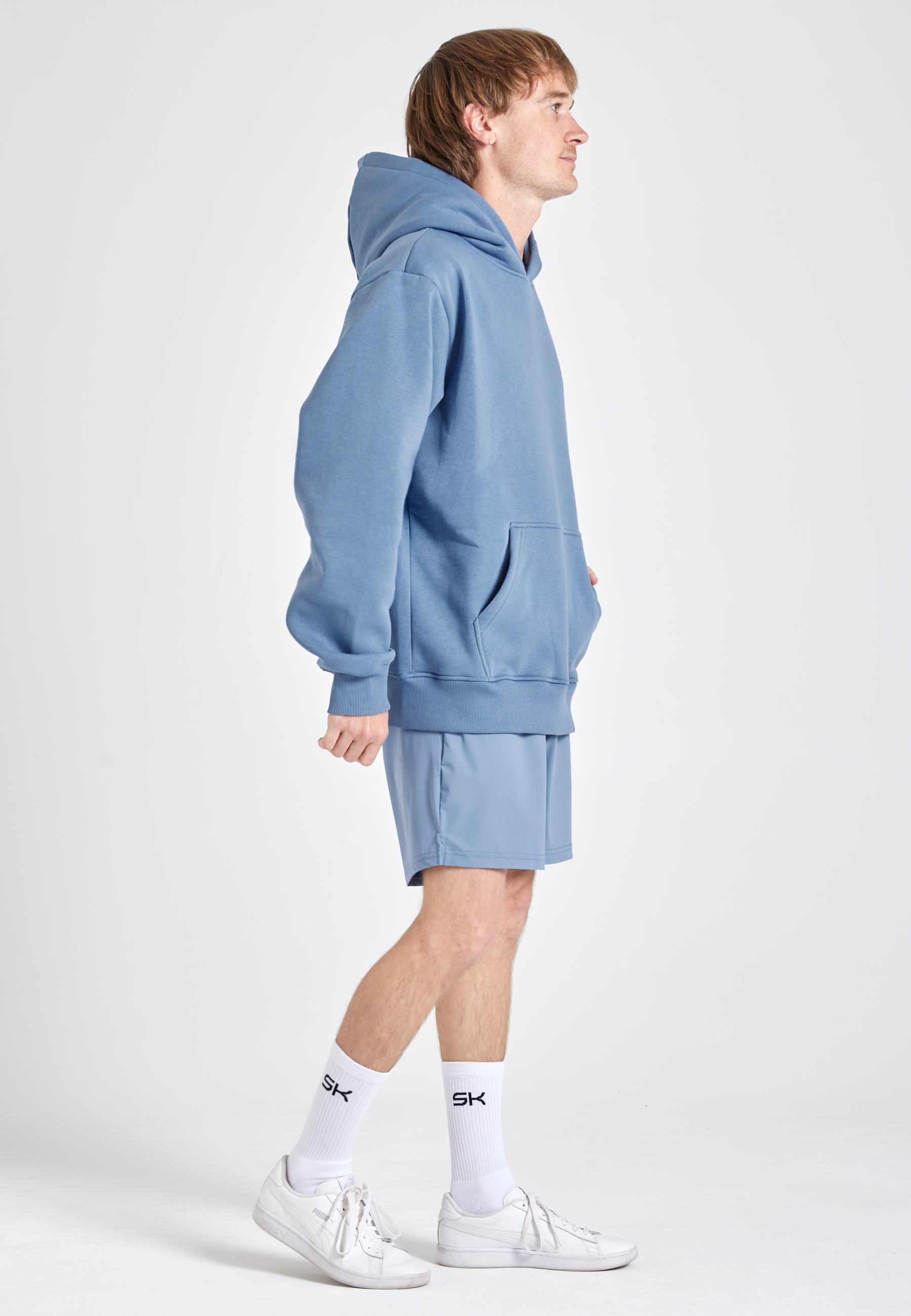 Unisex Hoodie unisex, grau blau von SPORTKIND