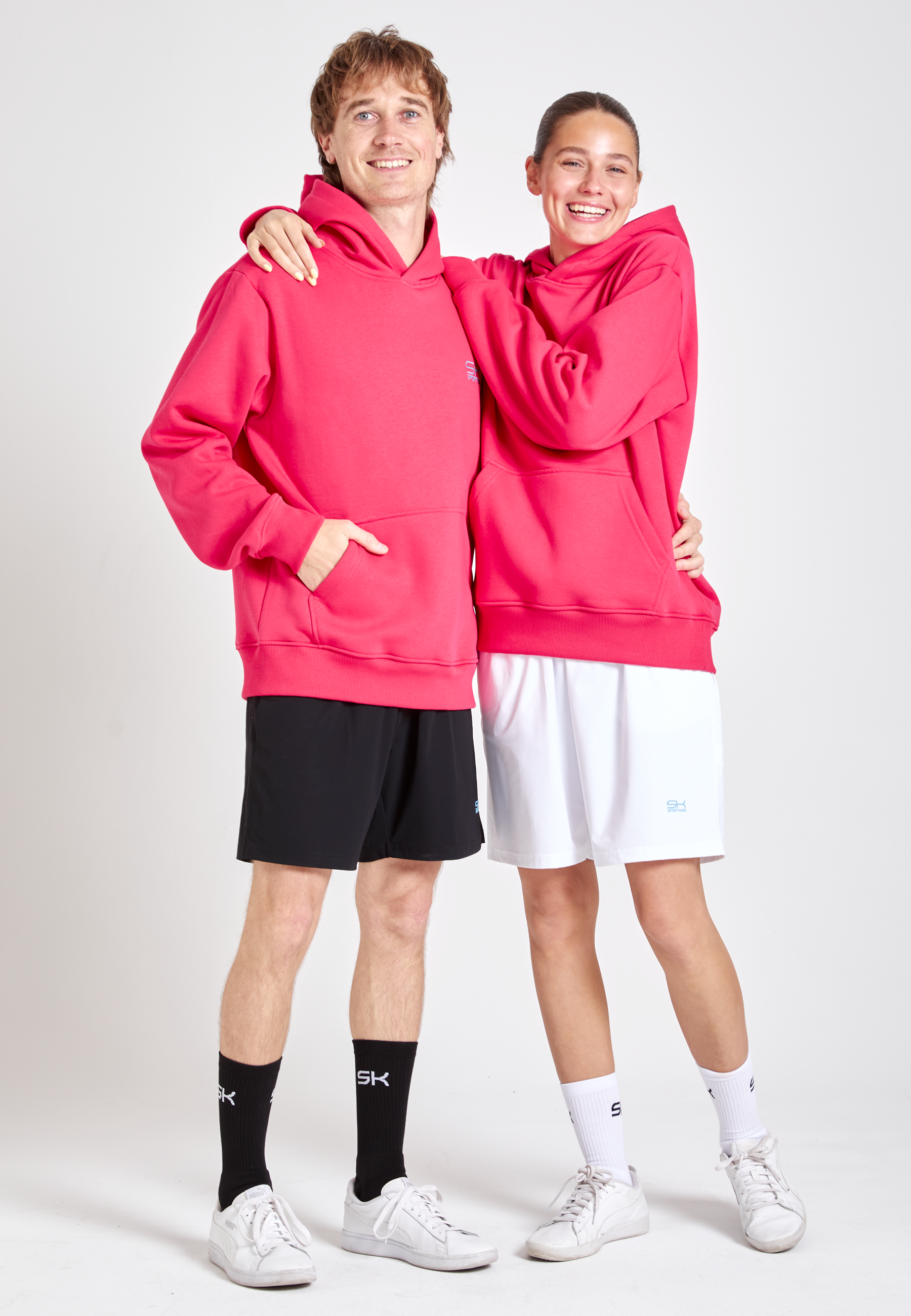 Unisex Hoodie unisex, pink von SPORTKIND