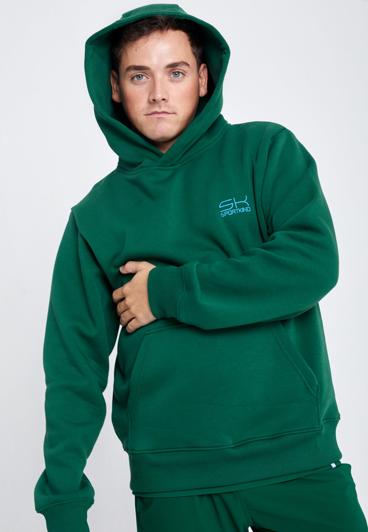 Unisex Hoodie unisex, tannengrün von SPORTKIND