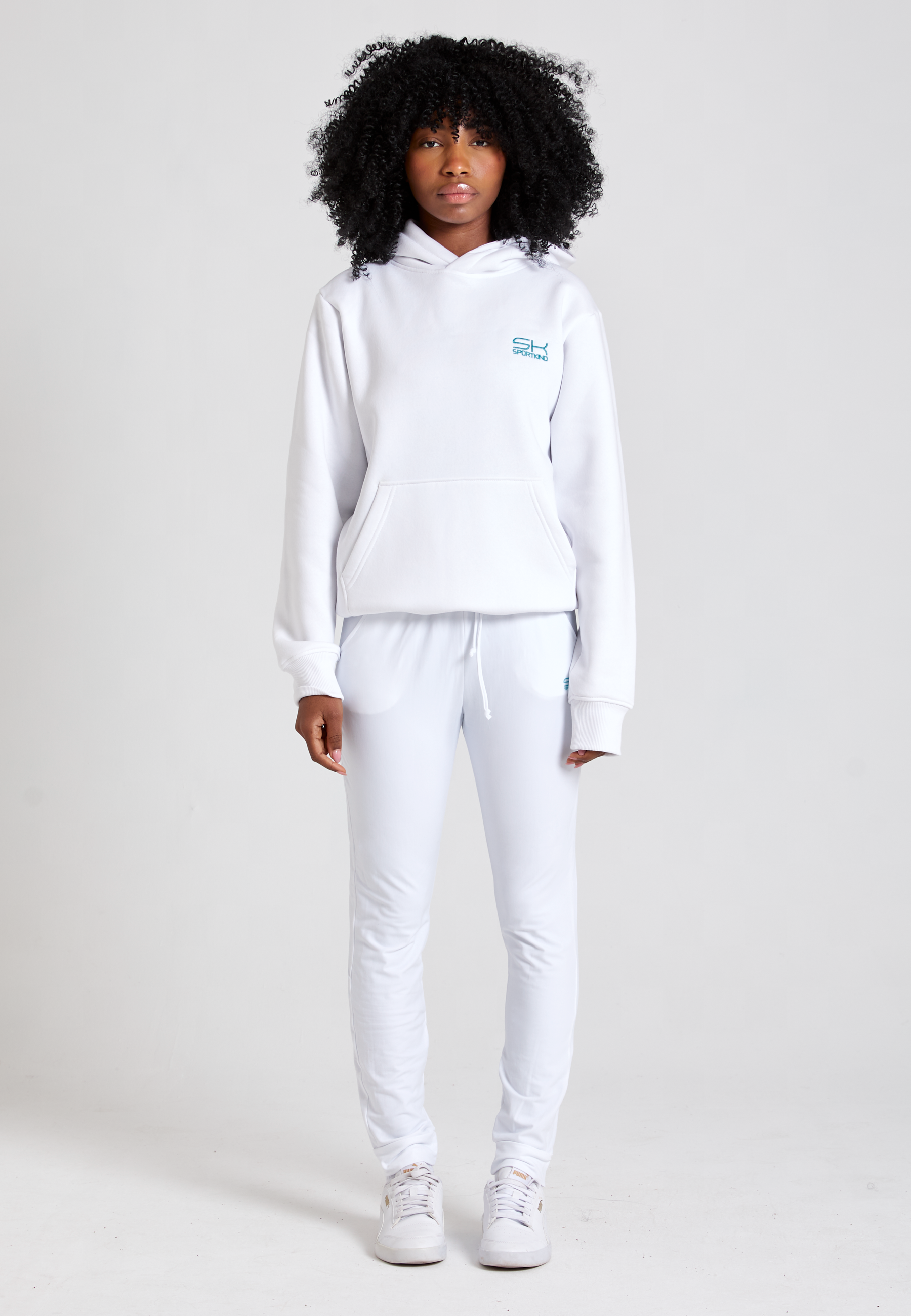 Unisex Hoodie unisex, weiß von SPORTKIND