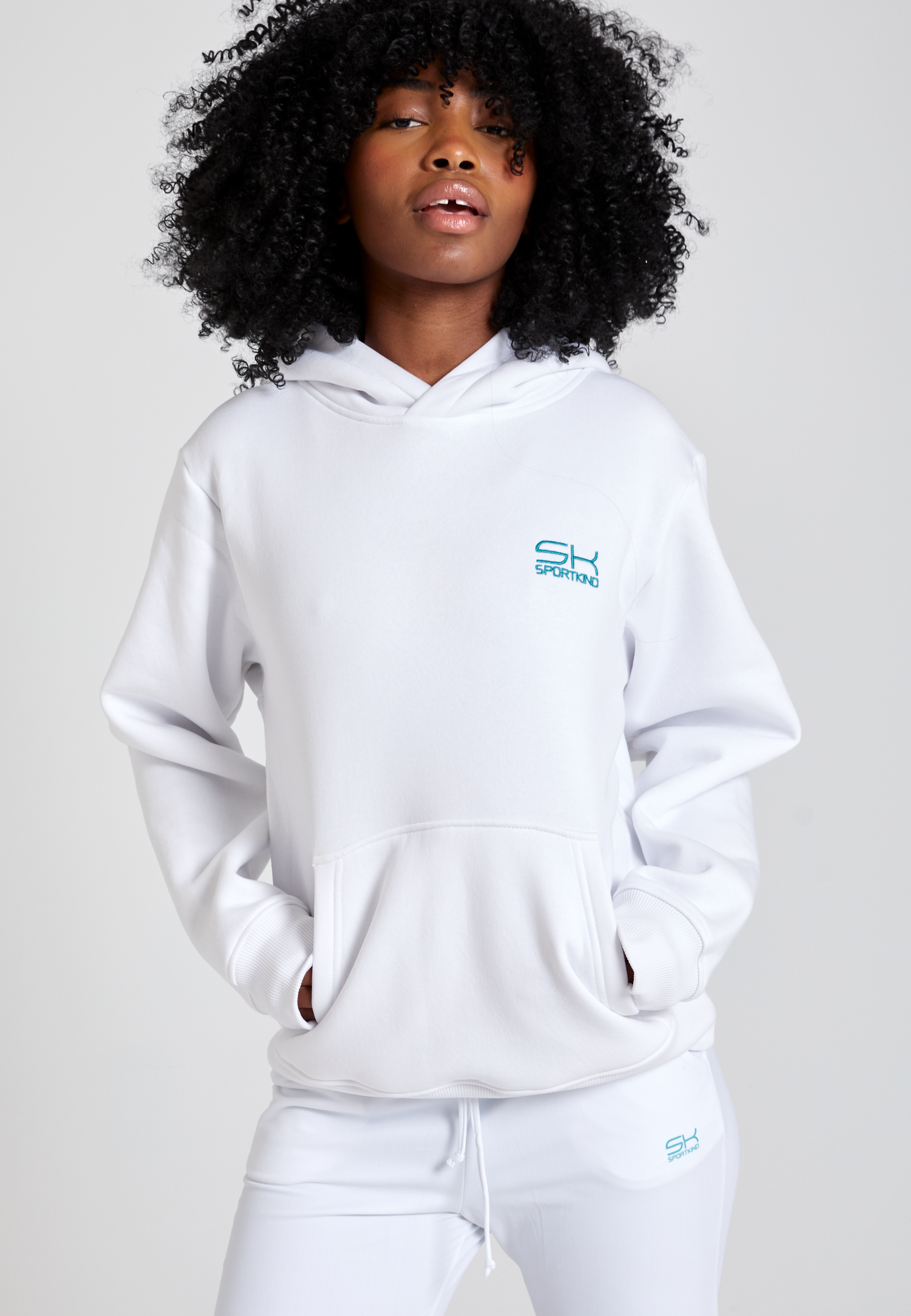 Unisex Hoodie unisex, weiß von SPORTKIND