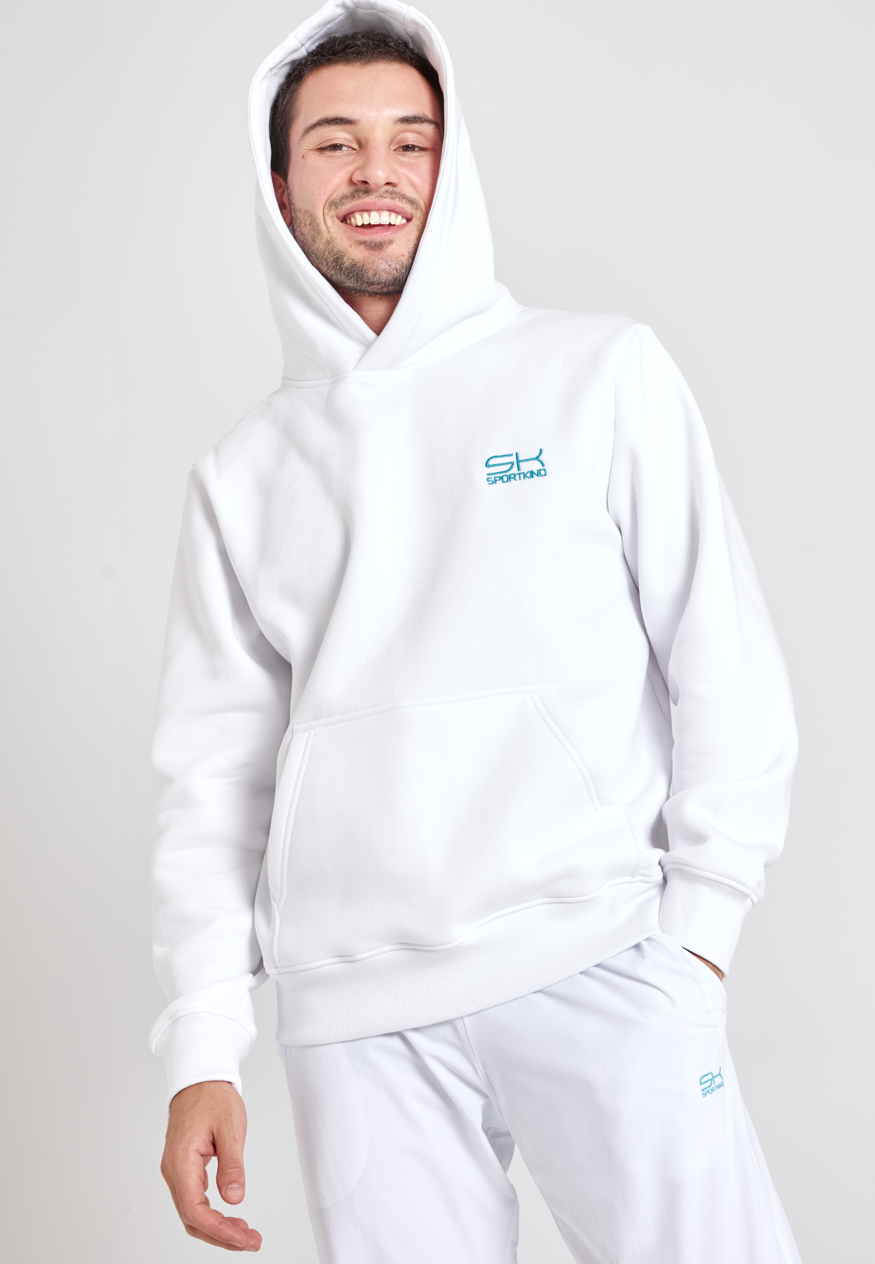 Unisex Hoodie unisex, weiß von SPORTKIND