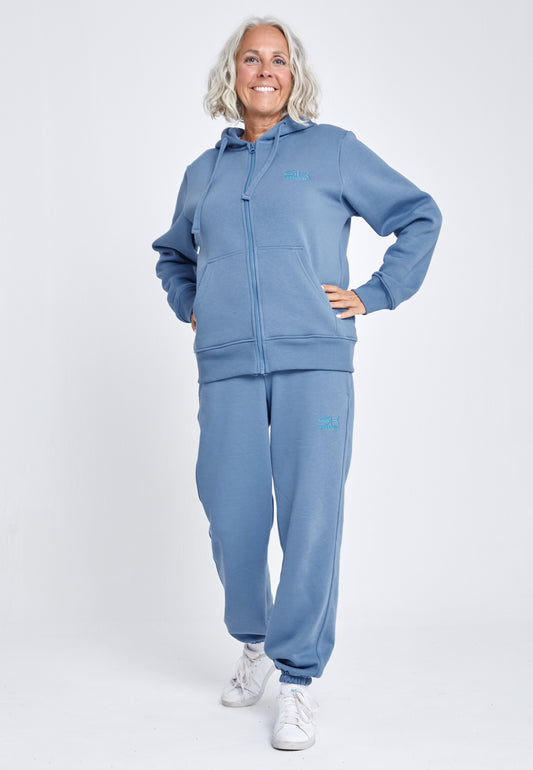 Mädchen & Damen Jogginghose Baumwolle Damen & Mädchen, grau blau von SPORTKIND