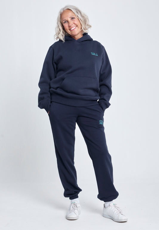 Mädchen & Damen Jogginghose Baumwolle Damen & Mädchen, navy blau von SPORTKIND