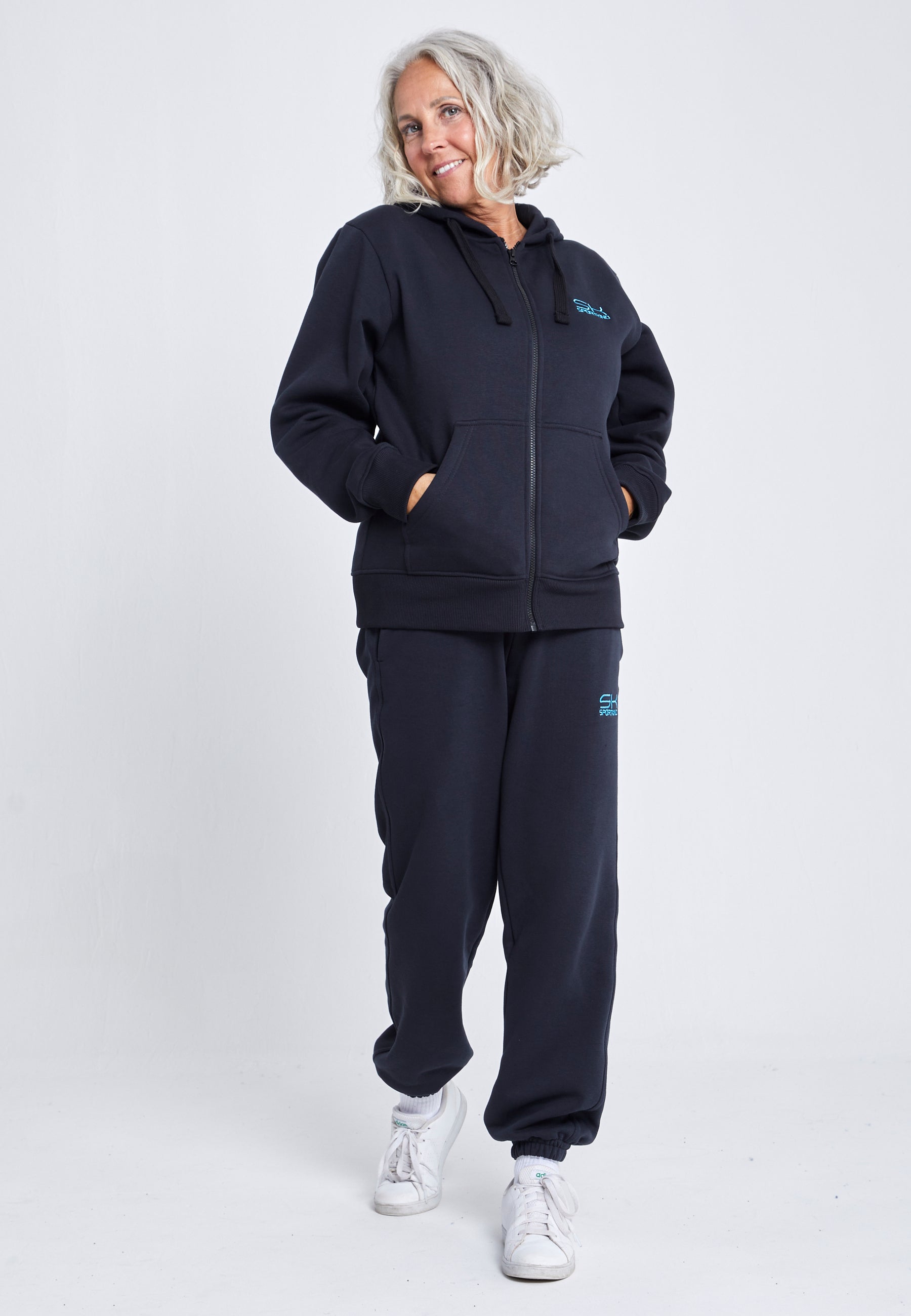 Mädchen & Damen Jogginghose Baumwolle Damen & Mädchen, schwarz von SPORTKIND