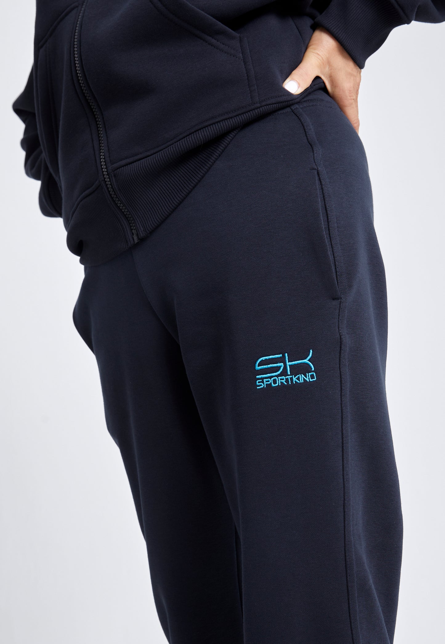 Mädchen & Damen Jogginghose Baumwolle Damen & Mädchen, schwarz von SPORTKIND