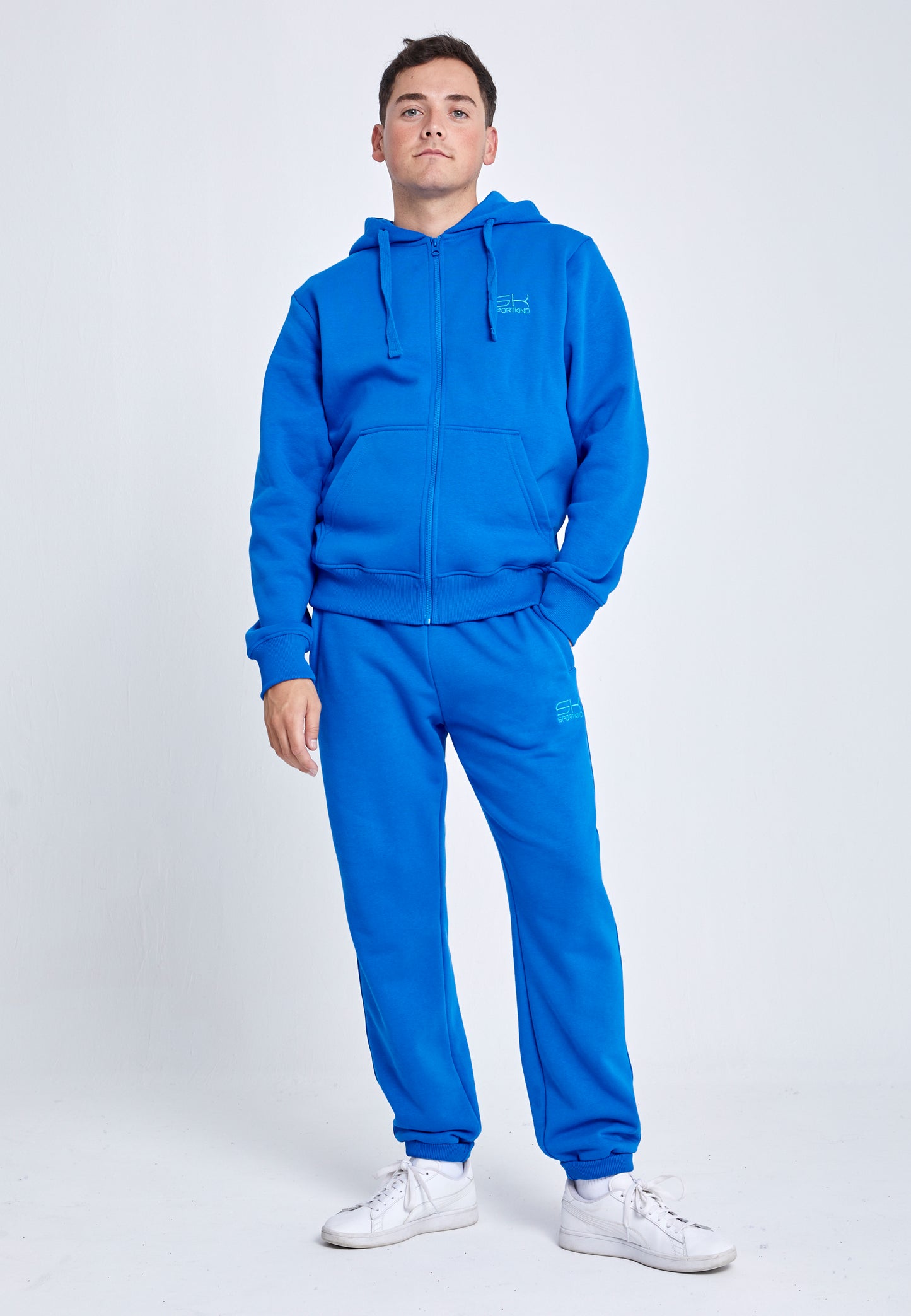 Jungen & Herren Jogginghose Baumwolle Herren & Jungen, kobaltblau von SPORTKIND