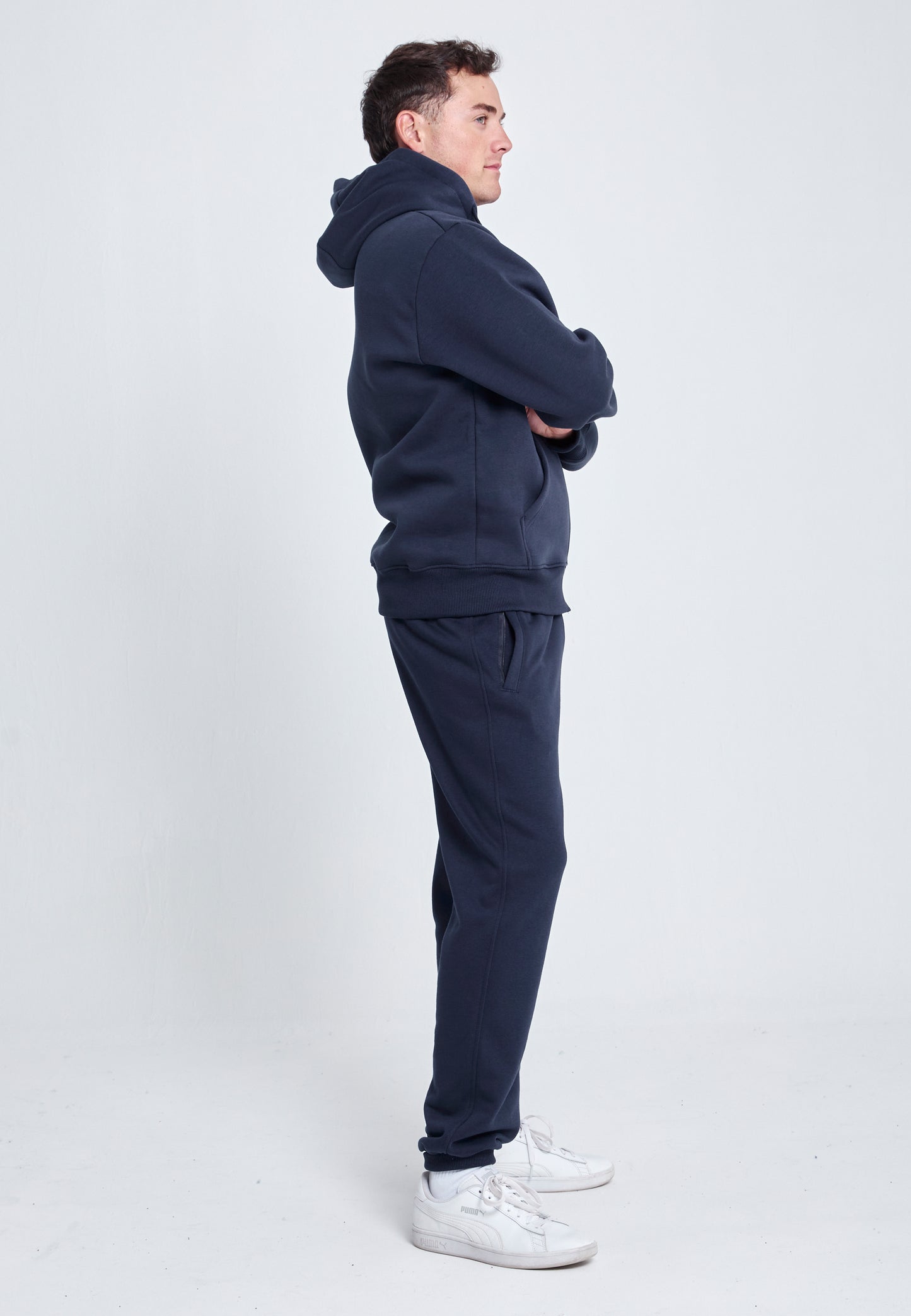 Jungen & Herren Jogginghose Baumwolle Herren & Jungen, navy blau von SPORTKIND