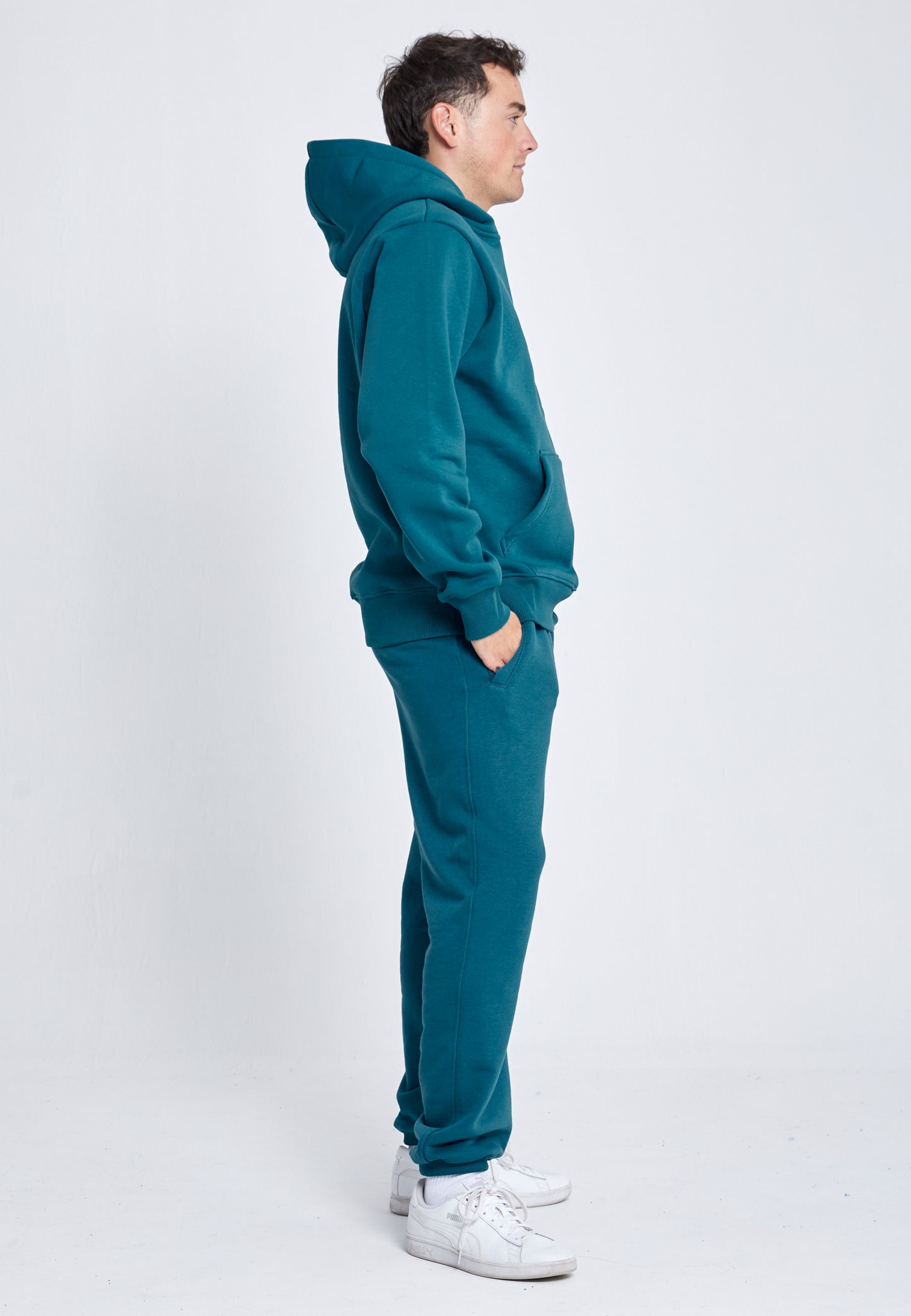 Jungen & Herren Jogginghose Baumwolle Herren & Jungen, petrol grün von SPORTKIND