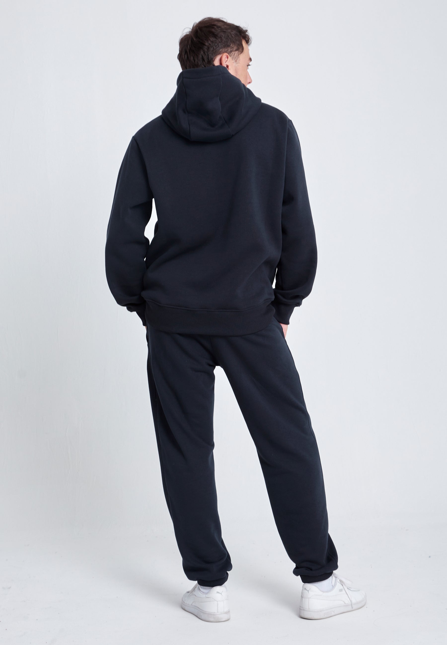 Jungen & Herren Jogginghose Baumwolle Herren & Jungen, schwarz von SPORTKIND
