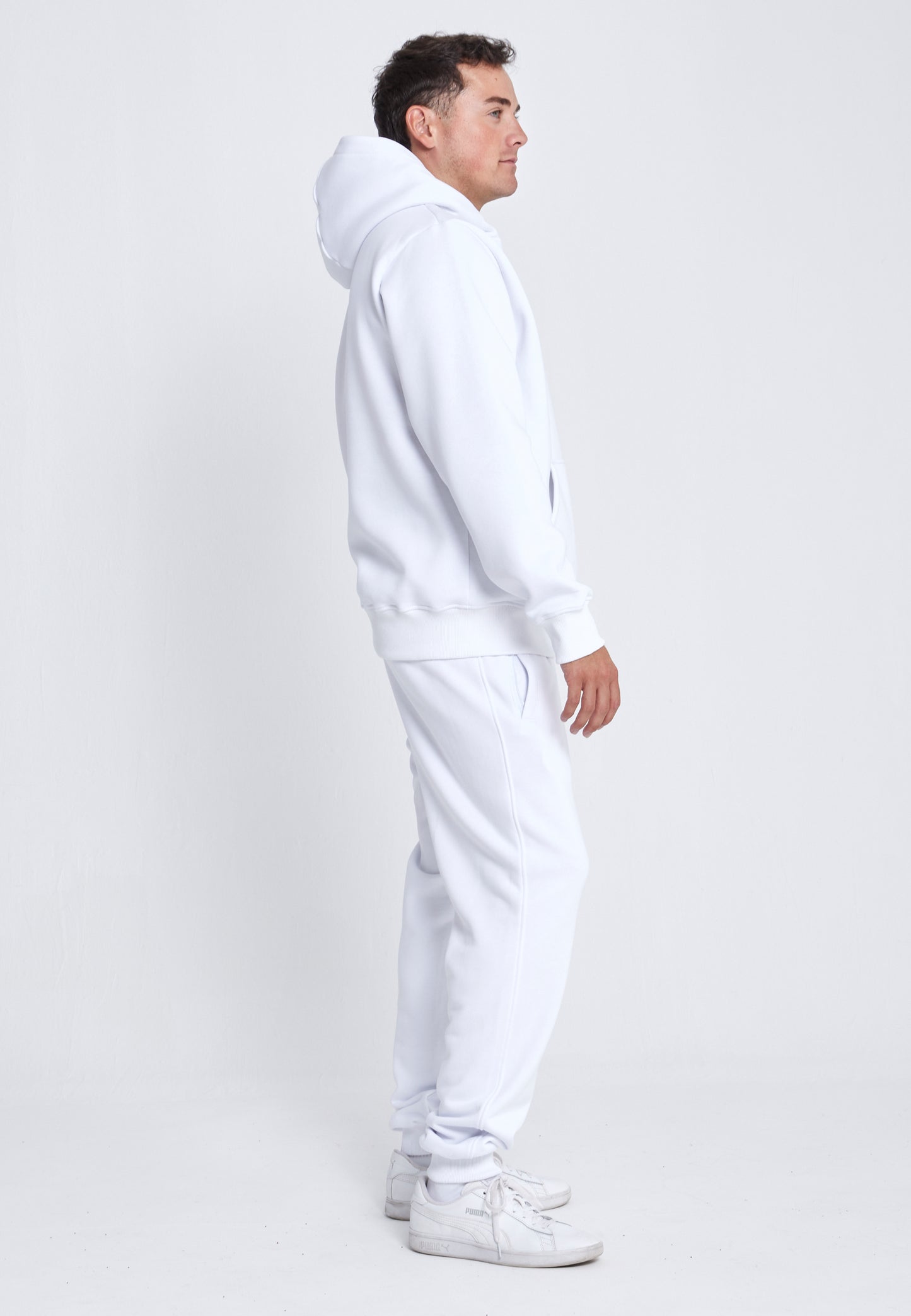 Jungen & Herren Jogginghose Baumwolle Herren & Jungen, weiß von SPORTKIND