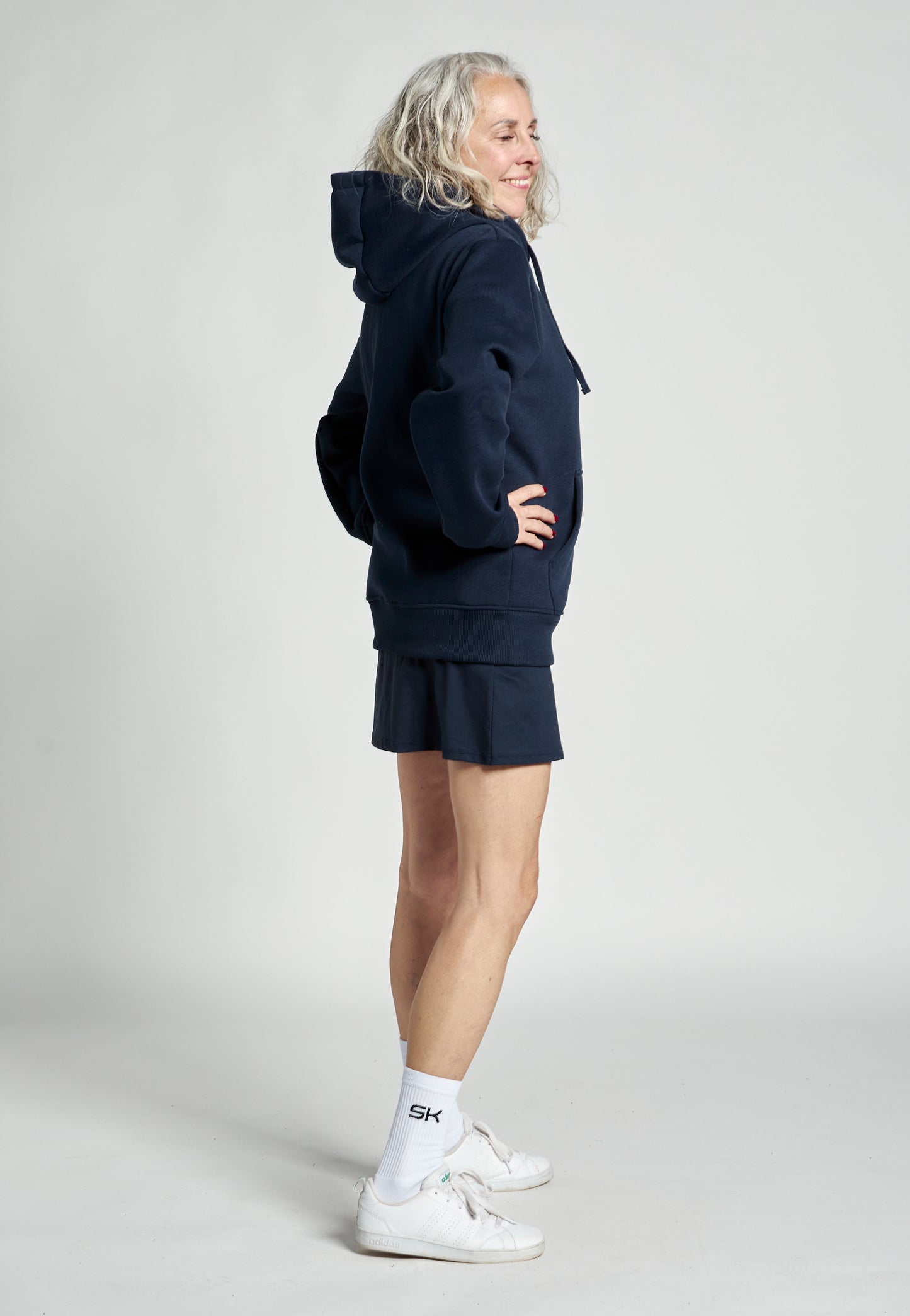 Unisex Kapuzenjacke mit Reißverschluss unisex, navy blau von SPORTKIND