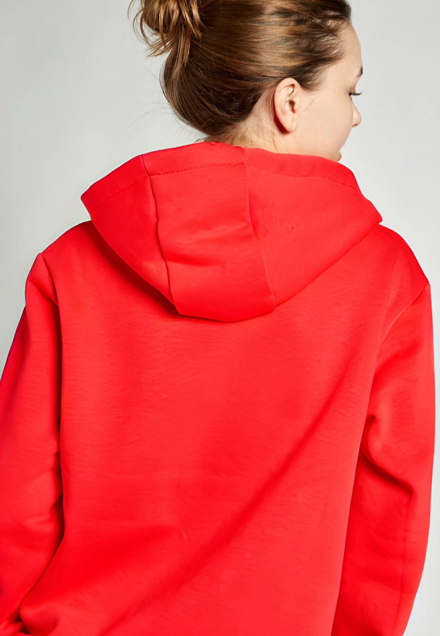 Unisex Kapuzenjacke mit Reissverschluss unisex, rot von SPORTKIND