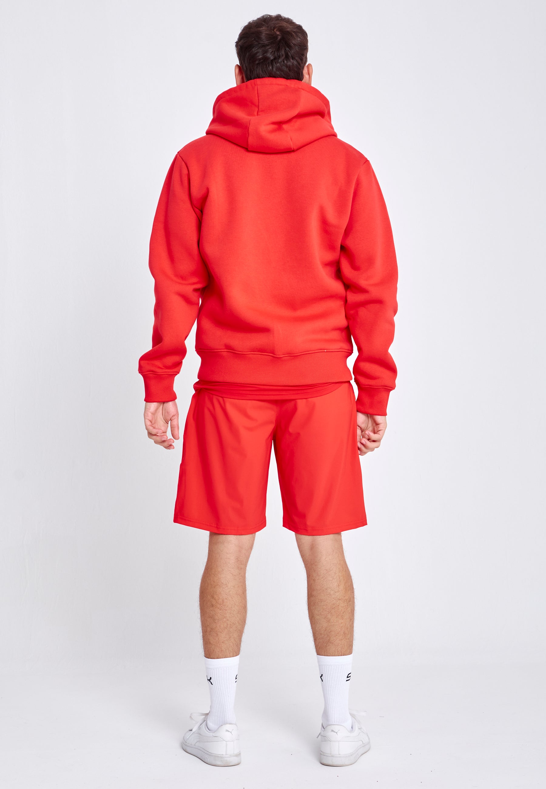 Unisex Kapuzenjacke mit Reißverschluss unisex, rot von SPORTKIND
