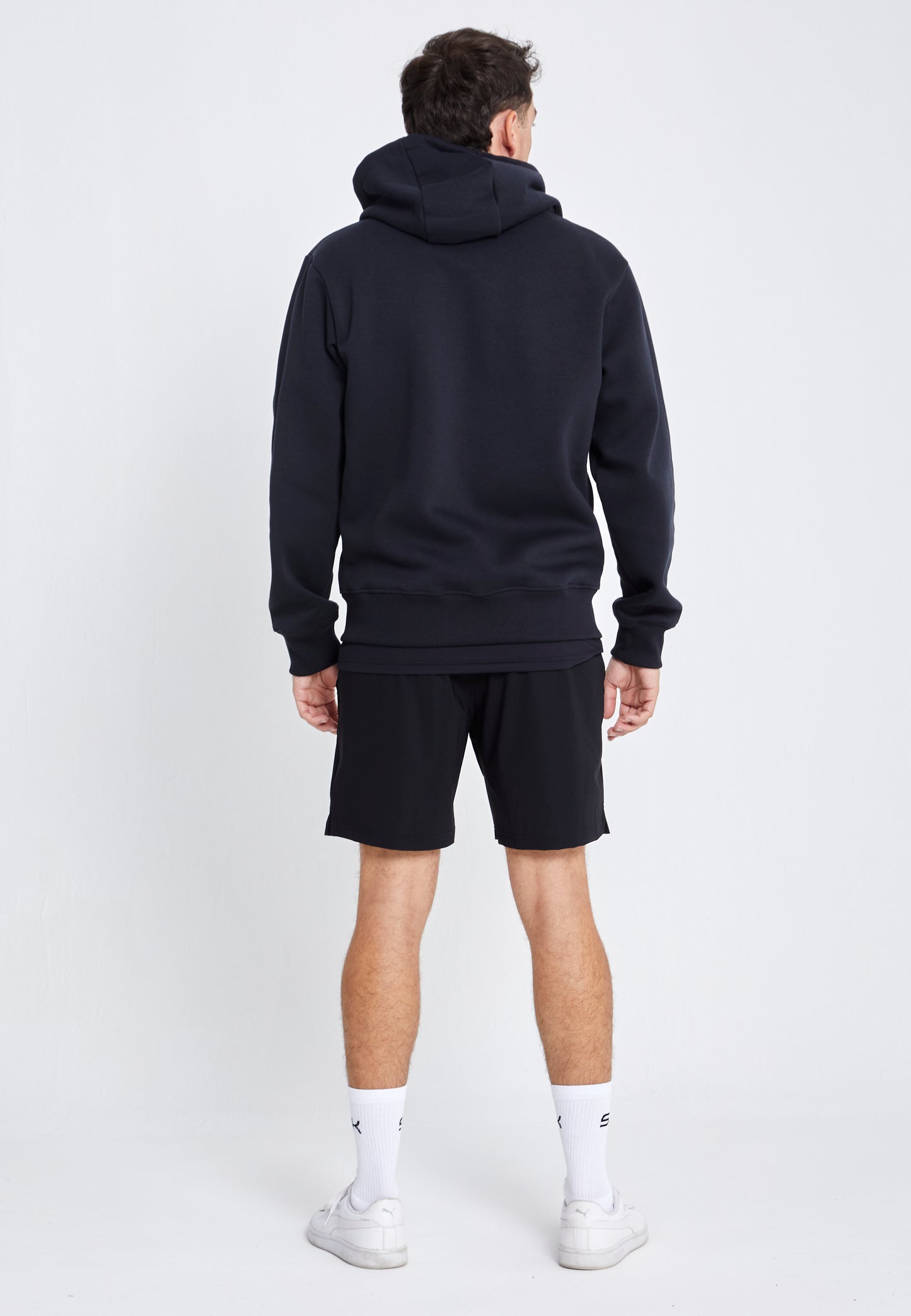 Unisex Kapuzenjacke mit Reißverschluss unisex, schwarz von SPORTKIND