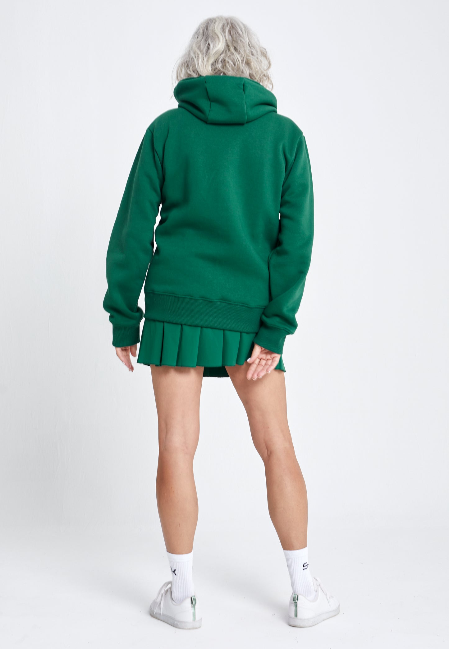 Unisex Kapuzenjacke mit Reißverschluss unisex, tannengrün von SPORTKIND