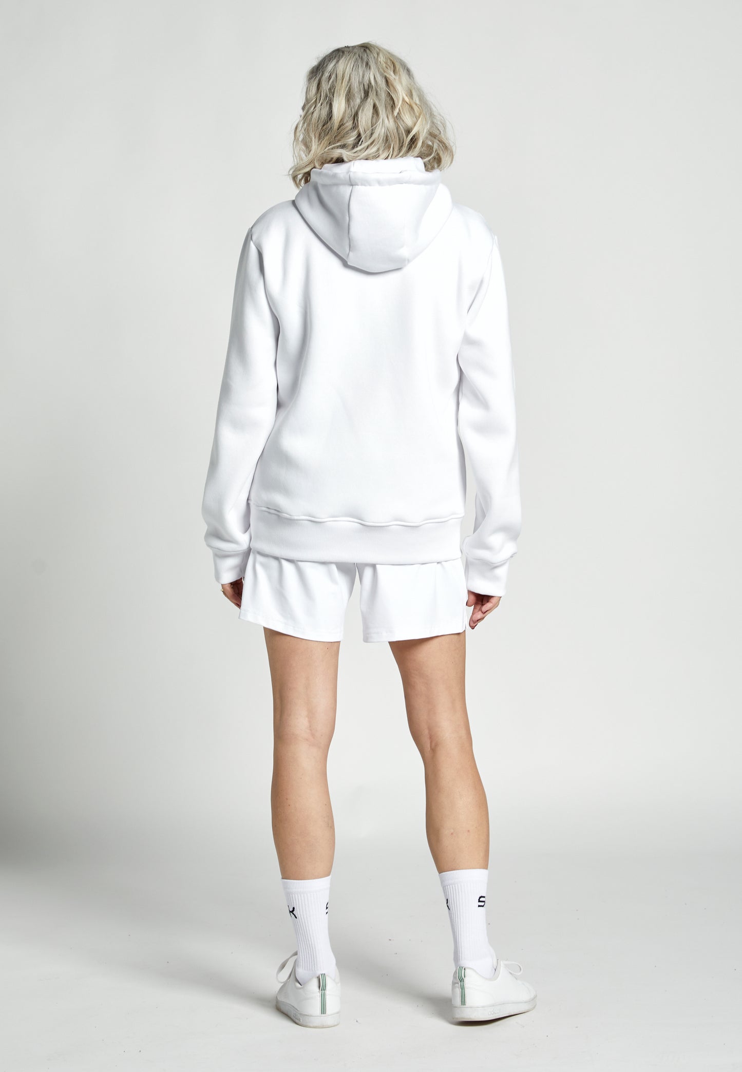 Unisex Kapuzenjacke mit Reißverschluss unisex, weiß von SPORTKIND