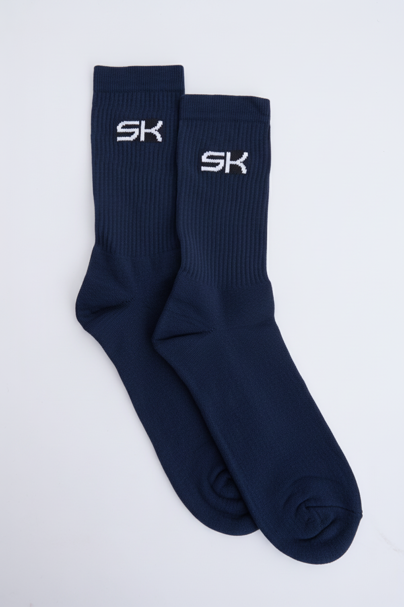 Unisex Lange Tennissocken, navy blau von SPORTKIND