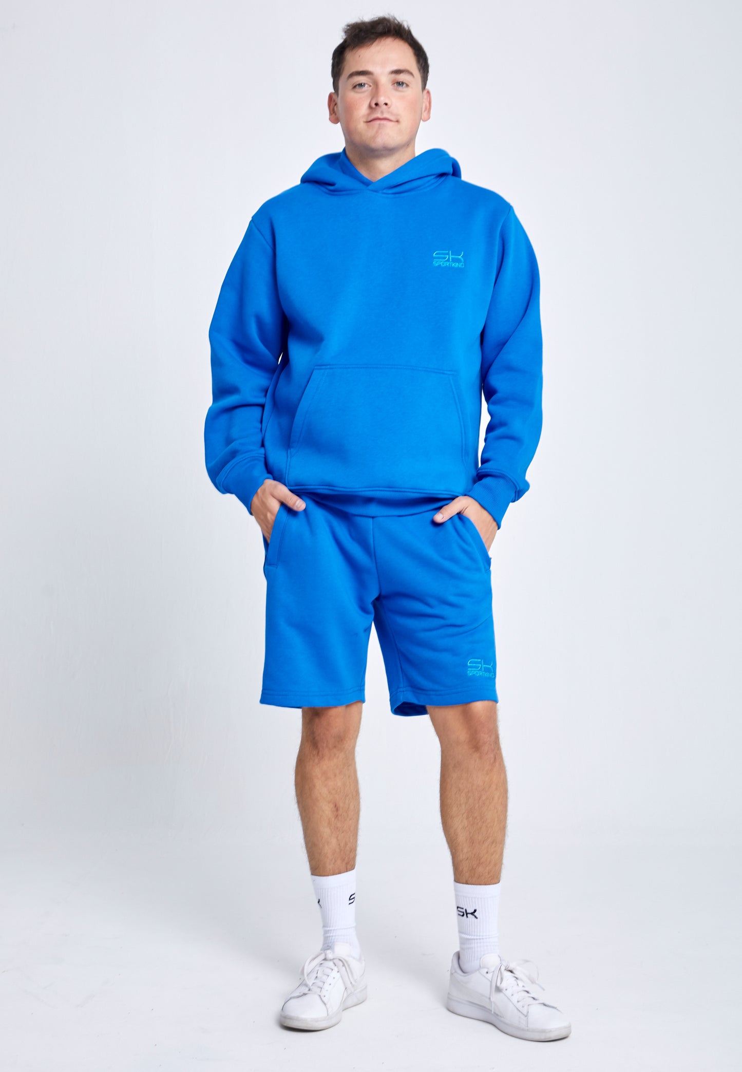 Jungen & Herren Shorts Baumwolle Herren & Jungen, kobaltblau von SPORTKIND