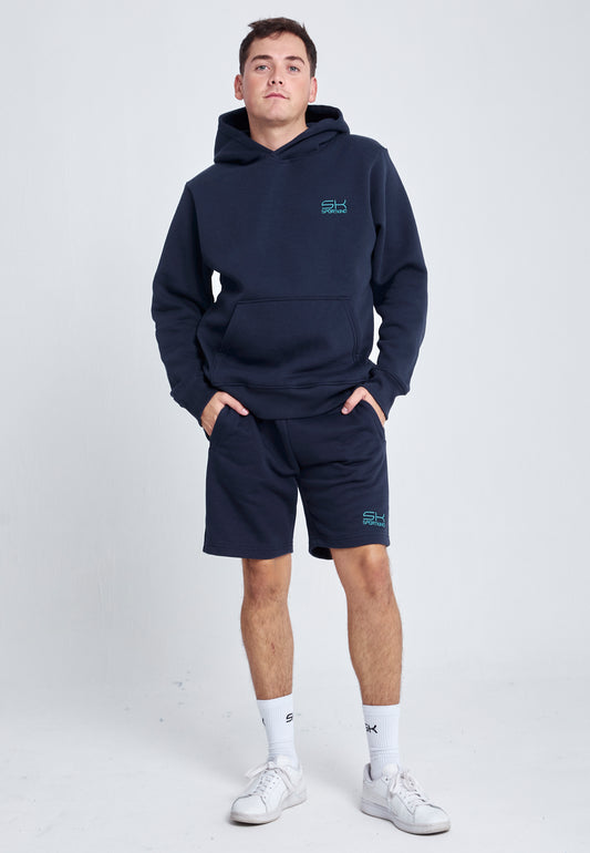 Jungen & Herren Shorts Baumwolle Herren & Jungen, navy blau von SPORTKIND