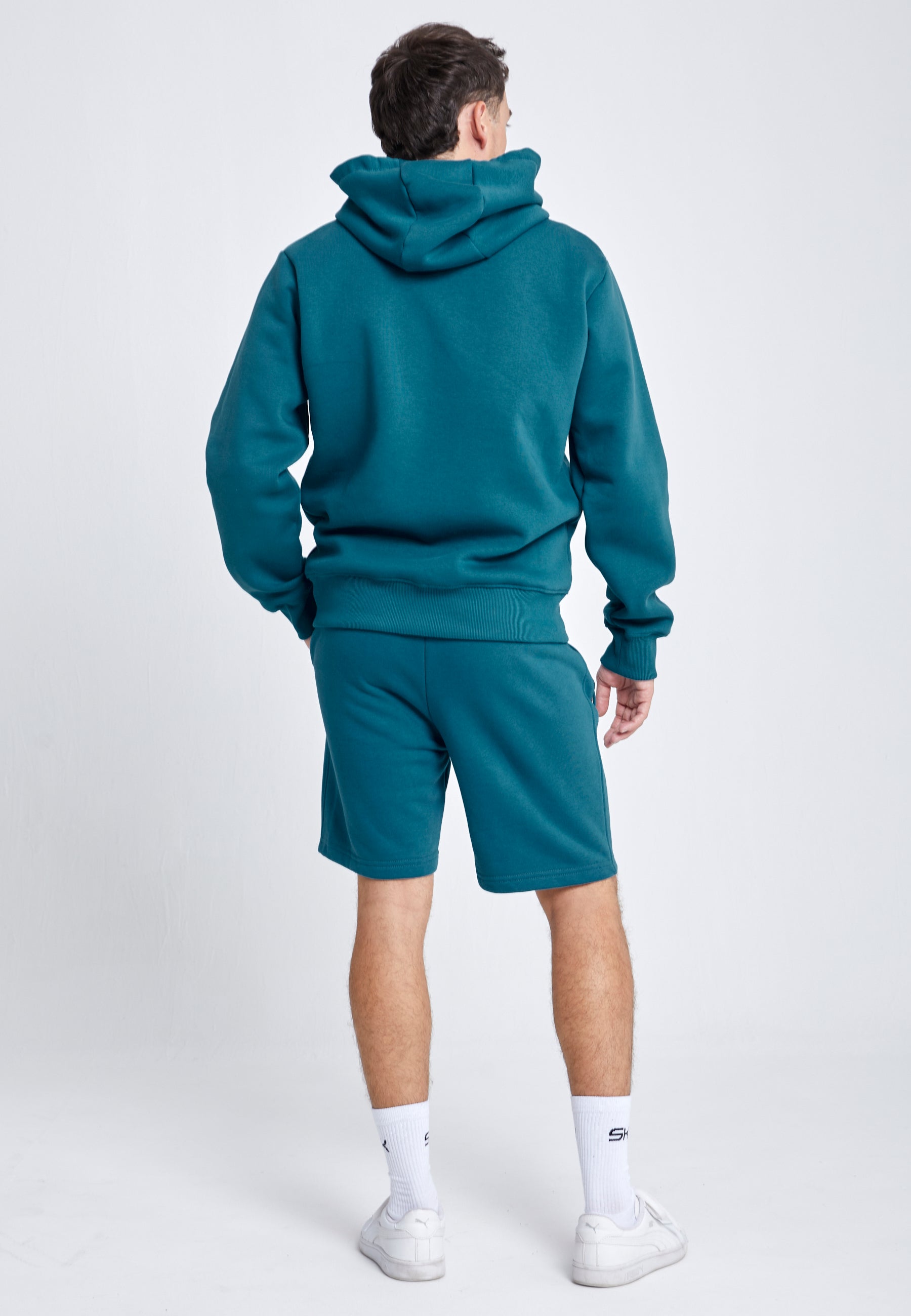 Jungen & Herren Shorts Baumwolle Herren & Jungen, petrol grün von SPORTKIND