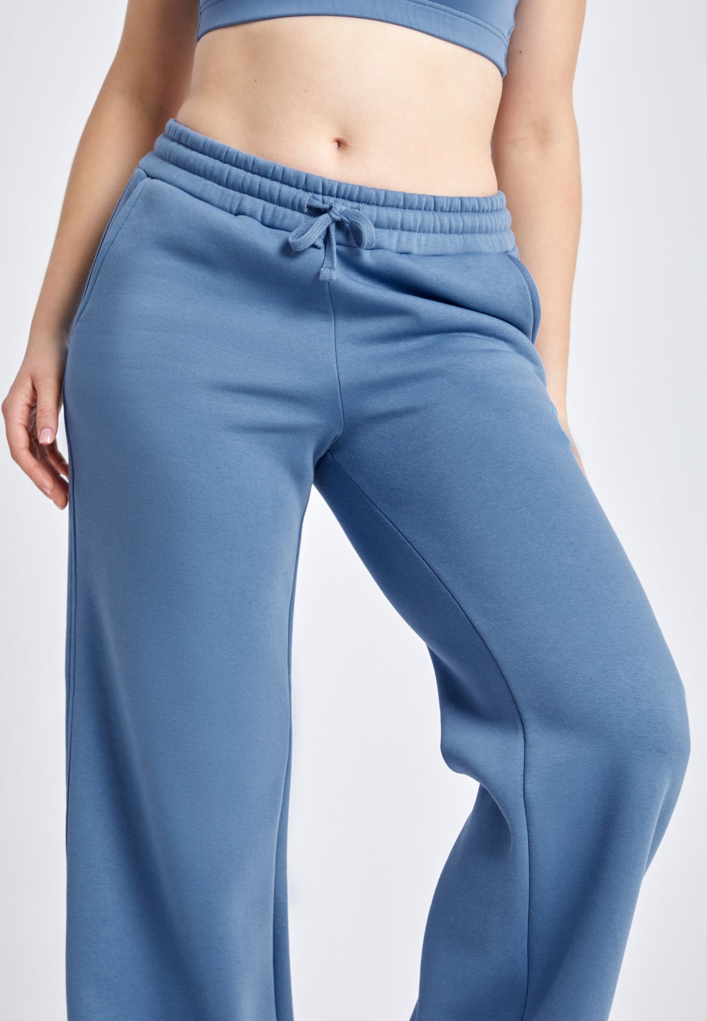 Mädchen & Damen Sweatpants Baumwolle Damen & Mädchen, grau blau von SPORTKIND