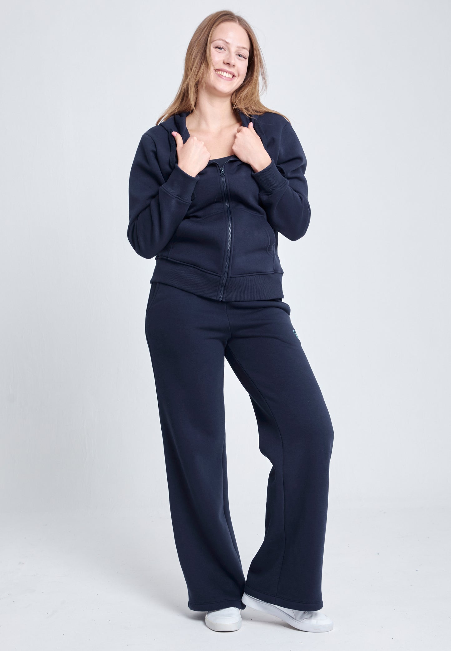 Mädchen & Damen Sweatpants Baumwolle Damen & Mädchen, navy blau von SPORTKIND