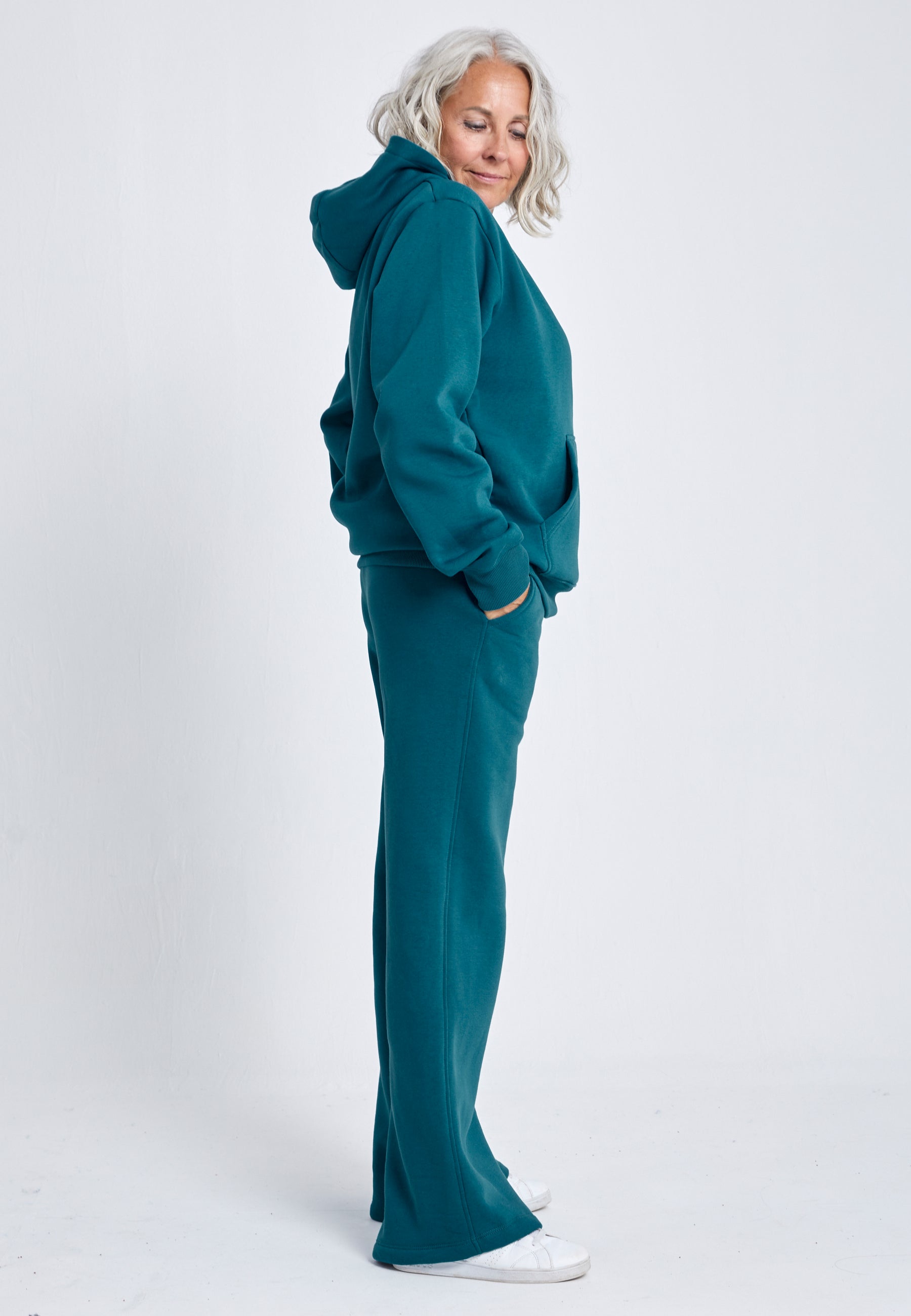 Mädchen & Damen Sweatpants Baumwolle Damen & Mädchen, petrol grün von SPORTKIND