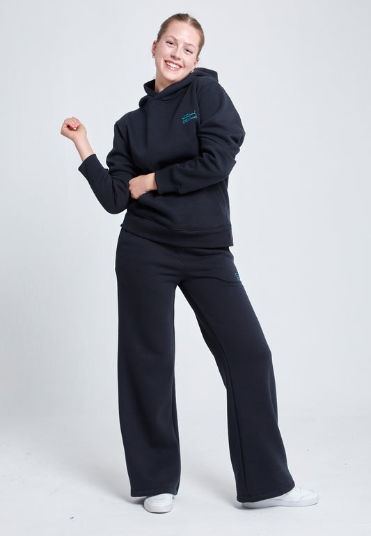 Mädchen & Damen Sweatpants Baumwolle Damen & Mädchen, schwarz von SPORTKIND