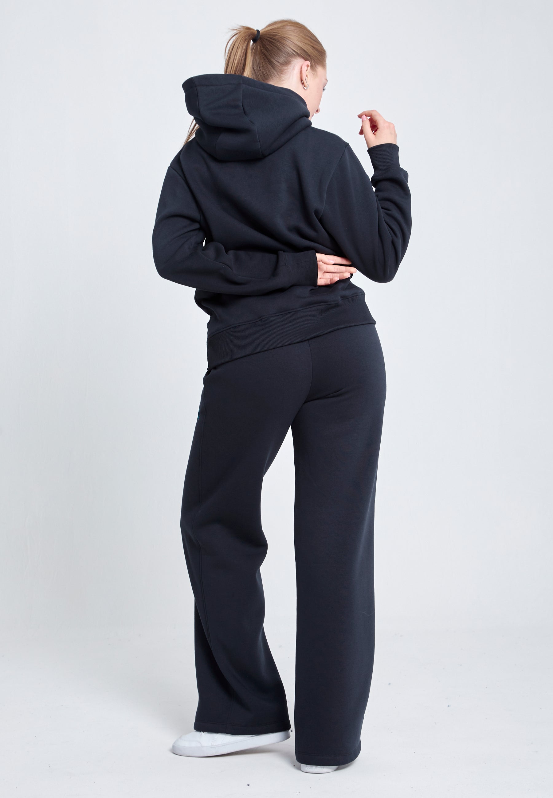 Mädchen & Damen Sweatpants Baumwolle Damen & Mädchen, schwarz von SPORTKIND