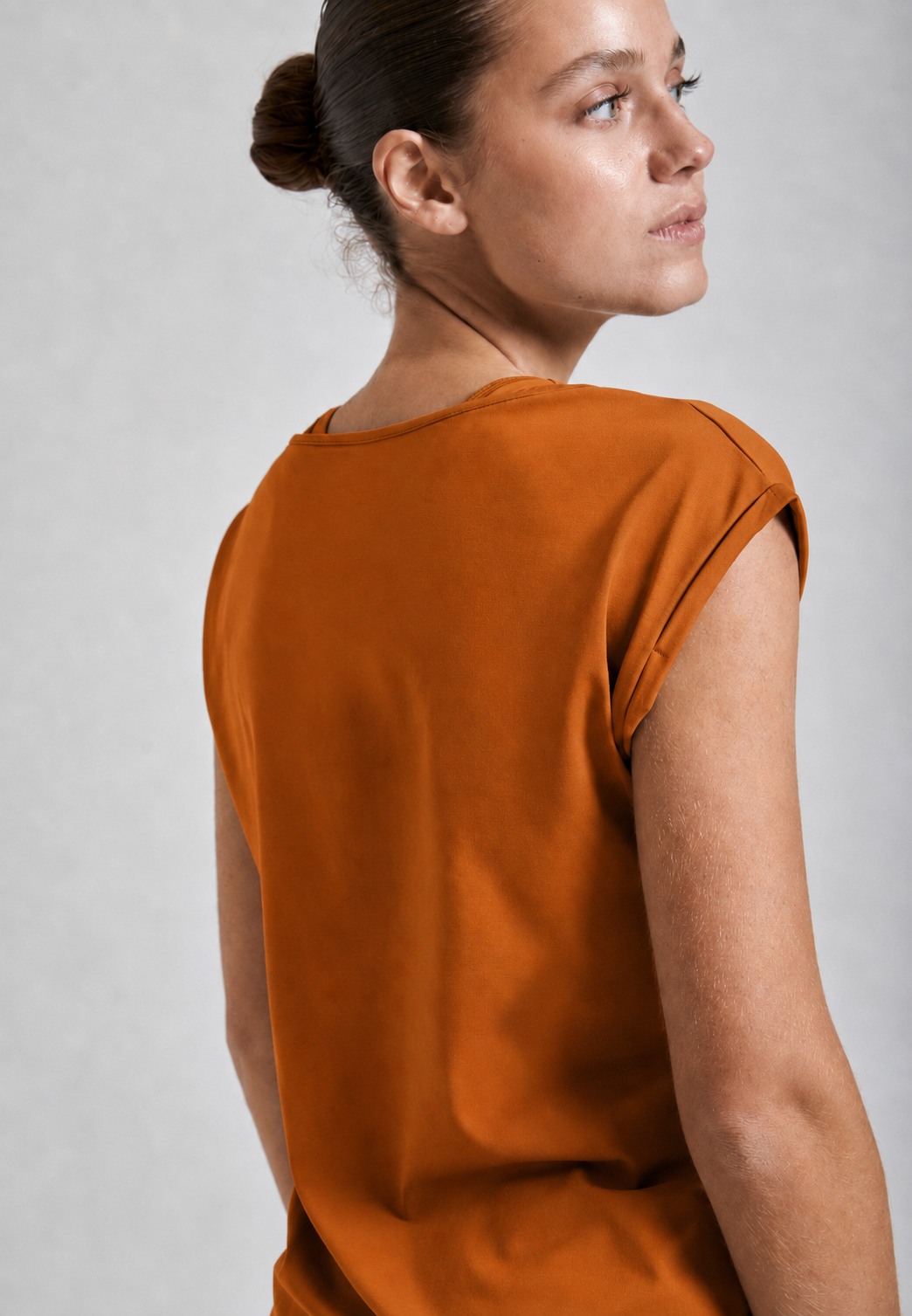 Mädchen & Damen Tennis Loose Fit Shirt, cognac von SPORTKIND