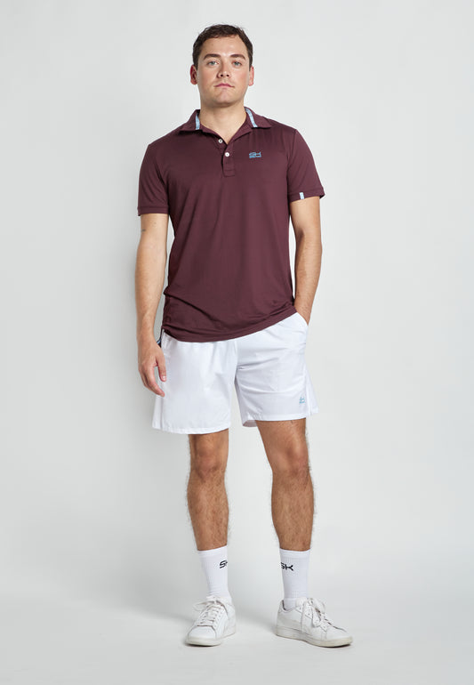 Jungen & Herren Tennis Poloshirt Herren & Jungen, burgunder rot von SPORTKIND
