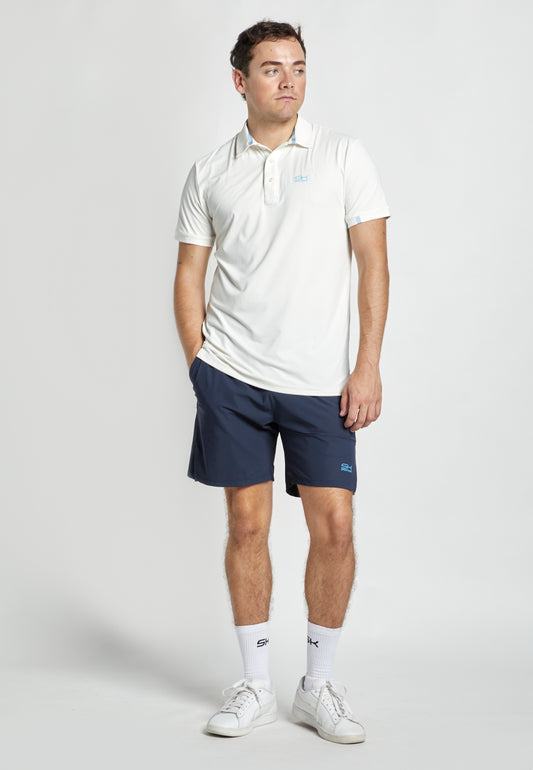 Jungen & Herren Tennis Poloshirt Herren & Jungen, off white von SPORTKIND