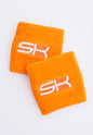 Unisex und Gender Tennis Schweißband klein 2er Set, orange von SPORTKIND