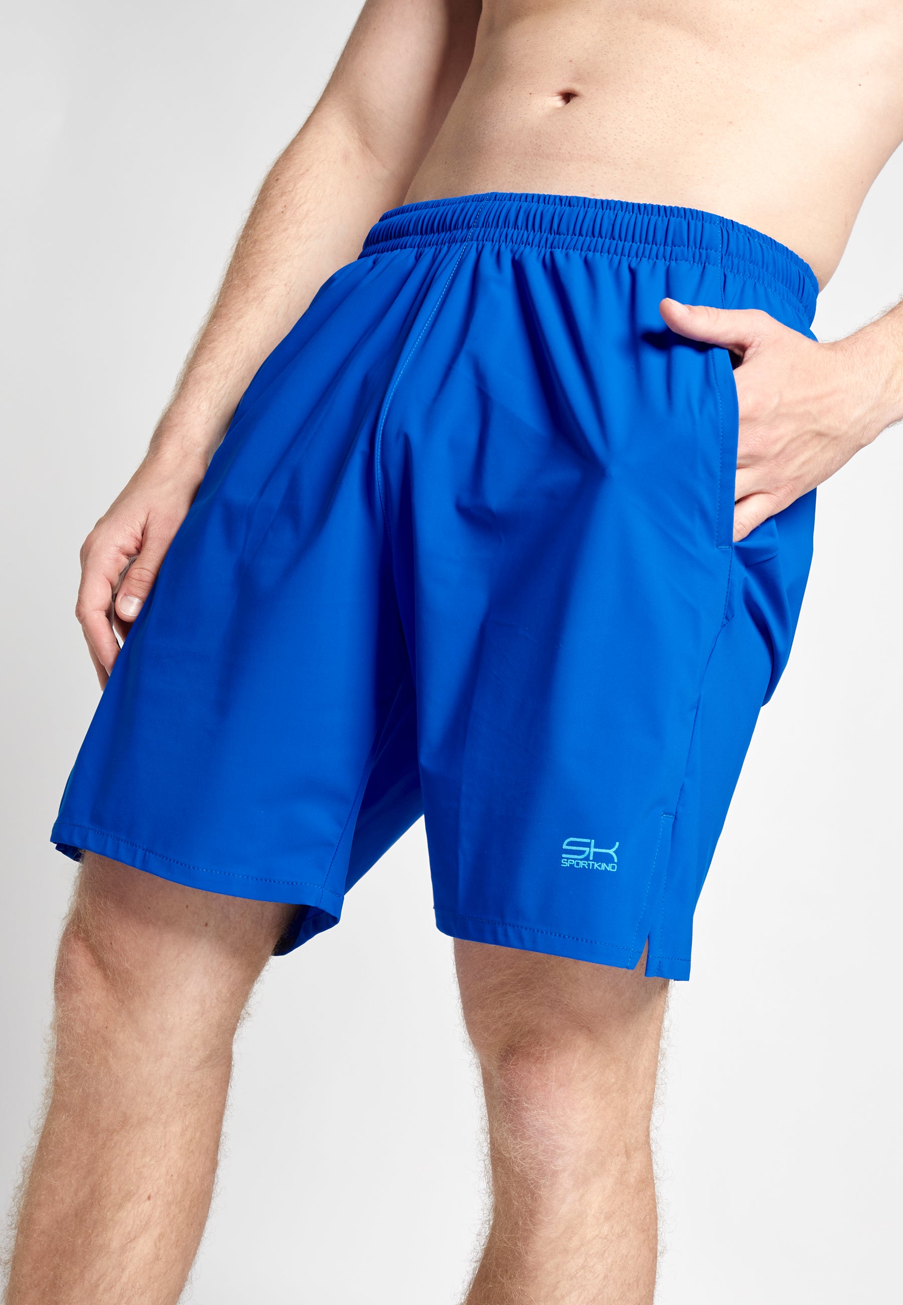 Jungen & Herren Tennis Shorts Performance fuer Herren & Jungen, kobaltblau von SPORTKIND