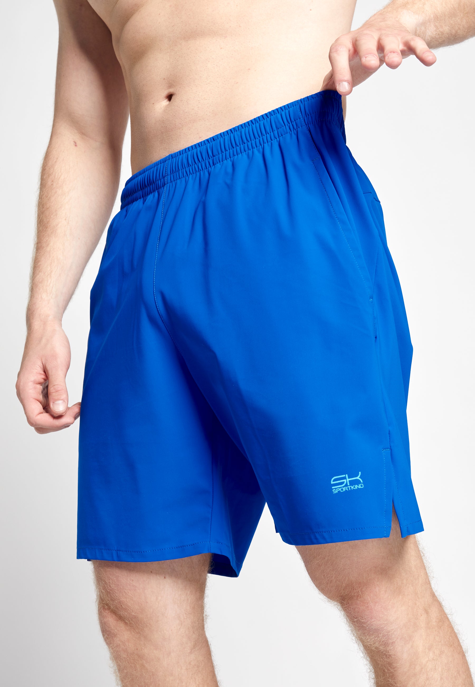 Jungen & Herren Tennis Shorts Performance fuer Herren & Jungen, kobaltblau von SPORTKIND