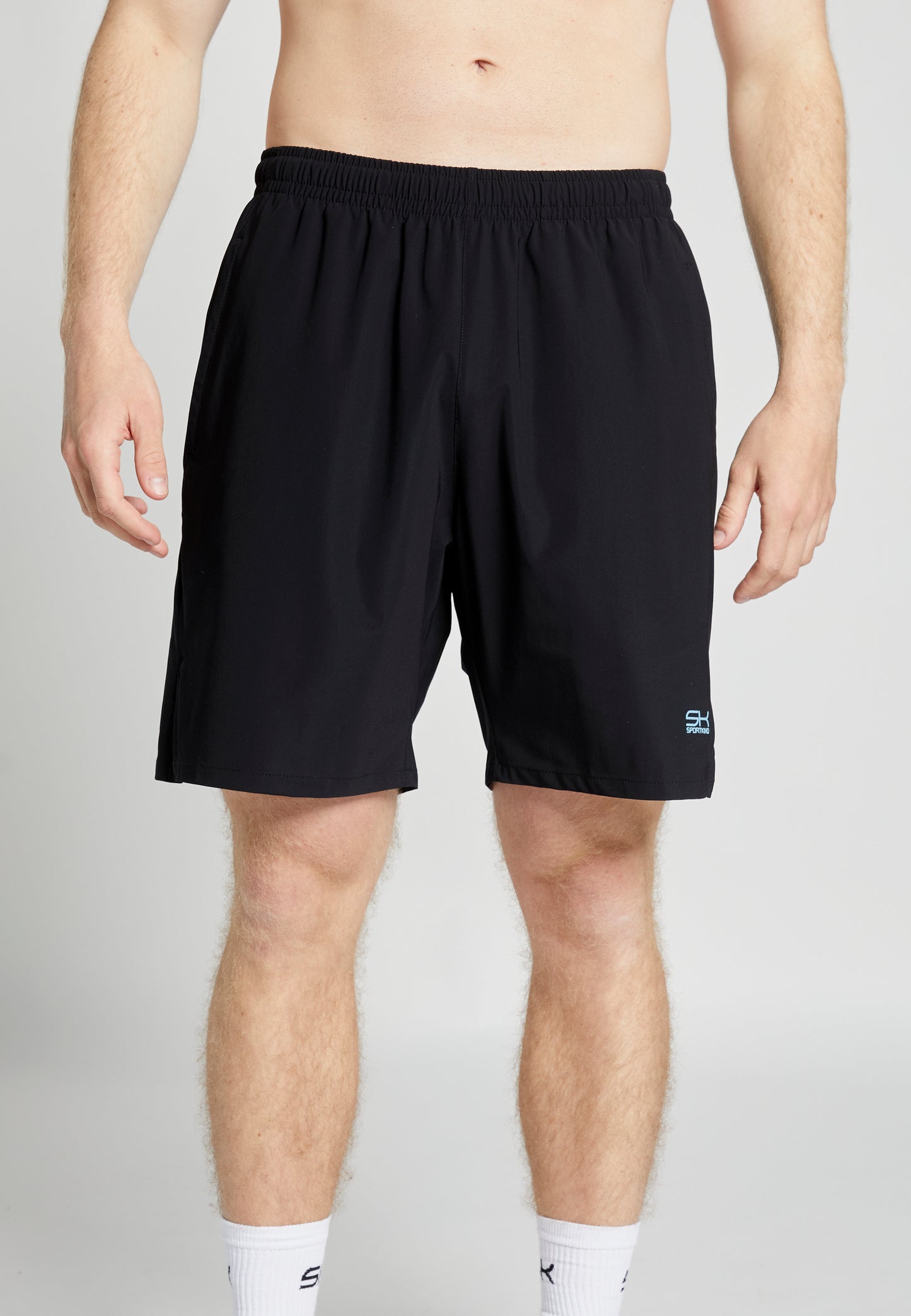 Jungen & Herren Tennis Shorts Performance fuer Herren & Jungen, schwarz von SPORTKIND