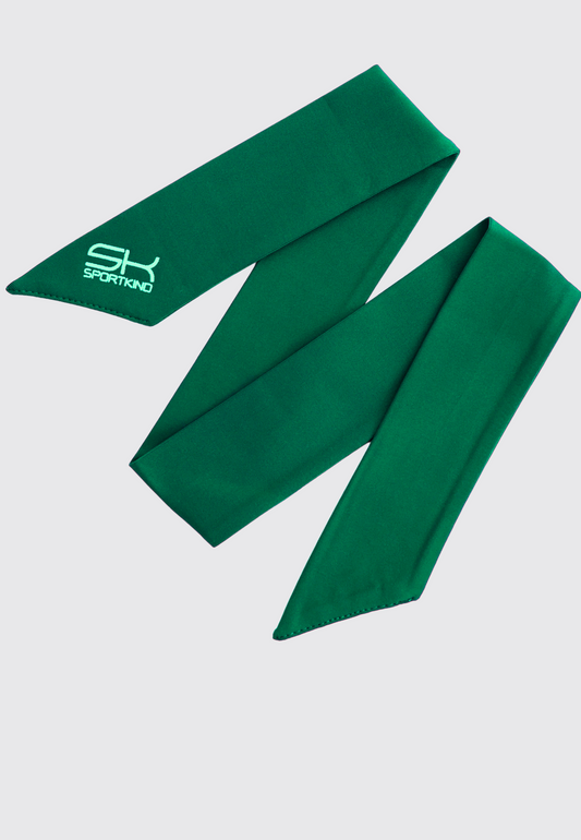Unisex Tennis Stirnband / Schweissband, tannengruen von SPORTKIND