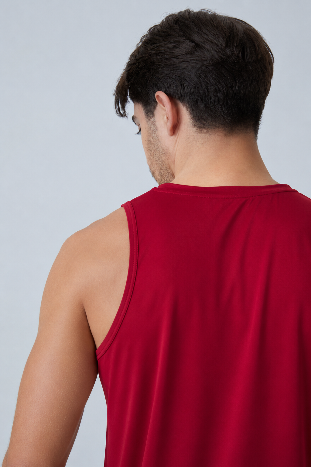 Jungen & Herren Tennis Tank Top fuer Herren & Jungen, bordeaux rot von SPORTKIND