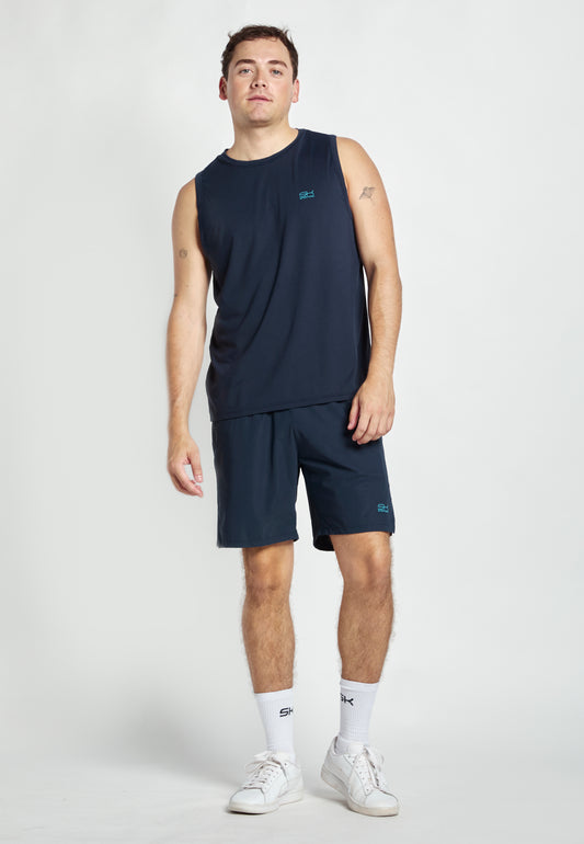 Jungen & Herren Tennis Tank Top für Herren & Jungen, navy blau von SPORTKIND