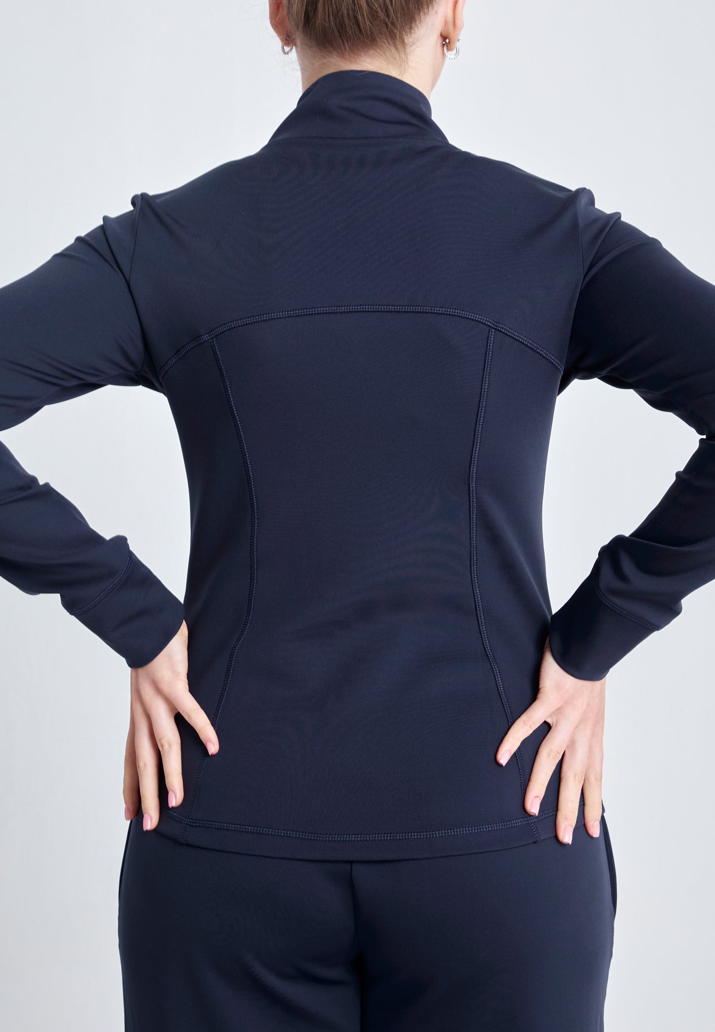 Mädchen & Damen Tennis Trainingsjacke, navy blau von SPORTKIND